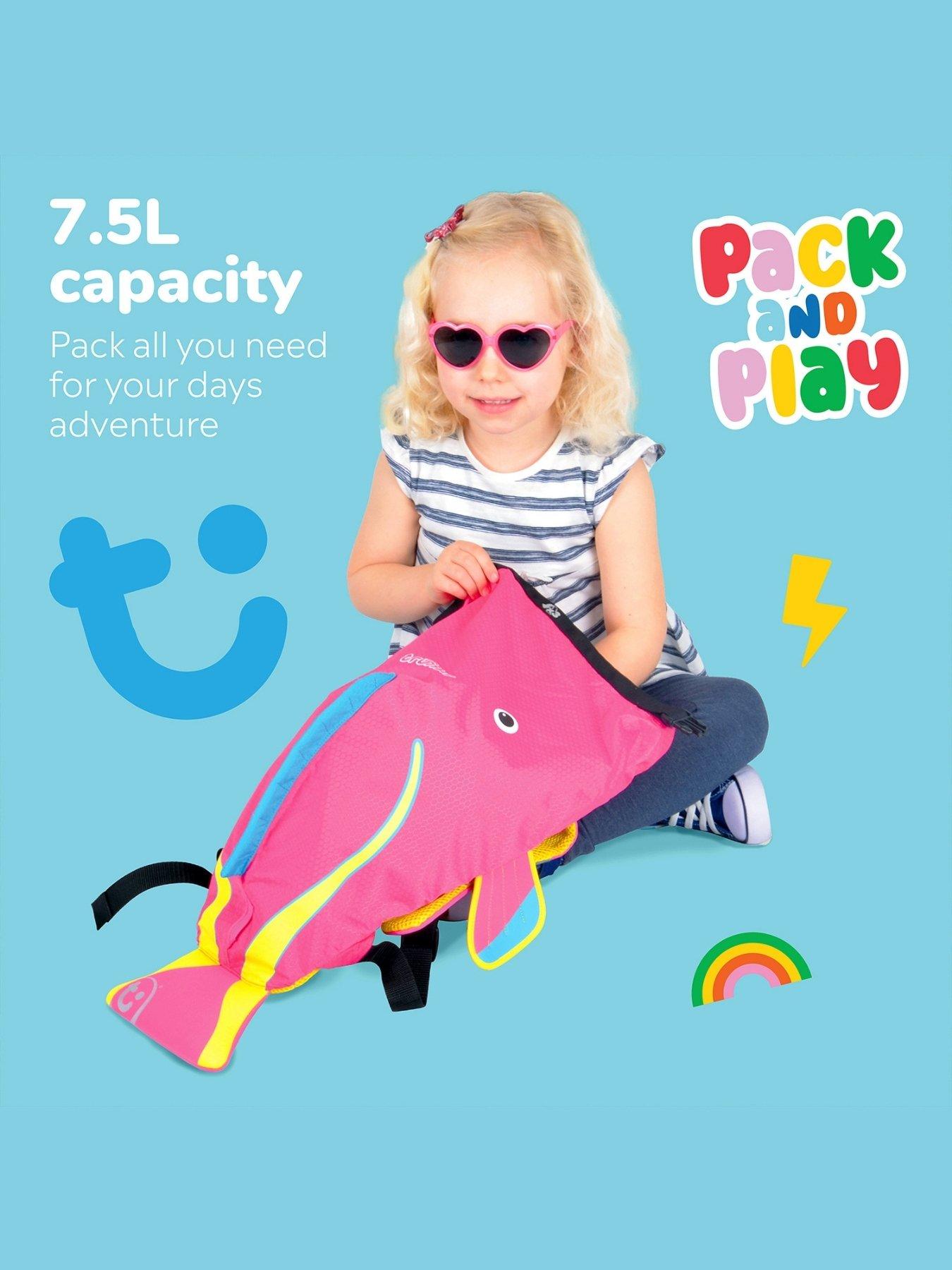 Image 4 of 6 of trunki PaddlePak Waterproof Kids Swim Bag - Coral the Tropical Fish (Medium - 7.5L)