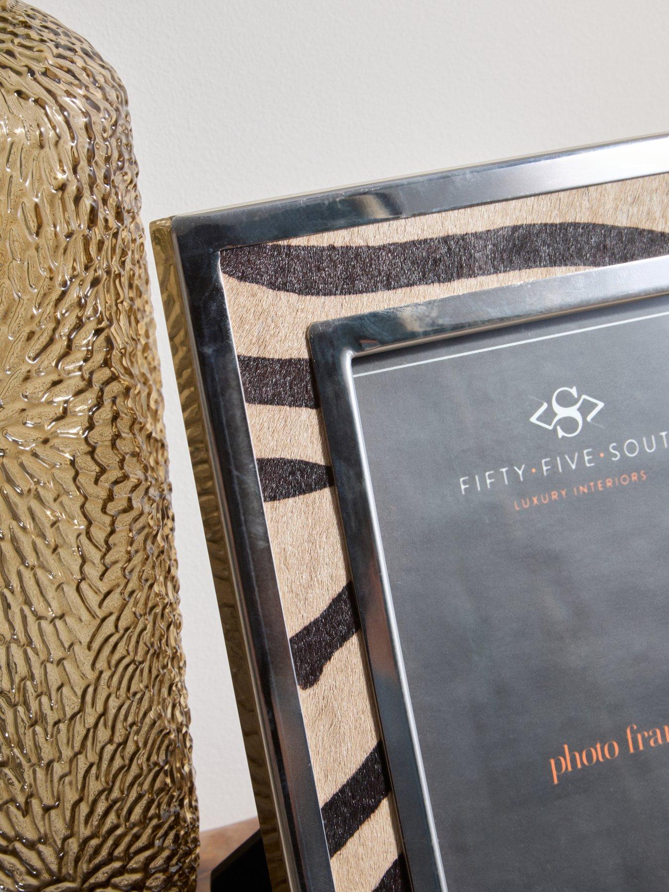 Image 4 of 5 of Interiors By Premier Kensington Townhouse Zebra Design Photo Frame