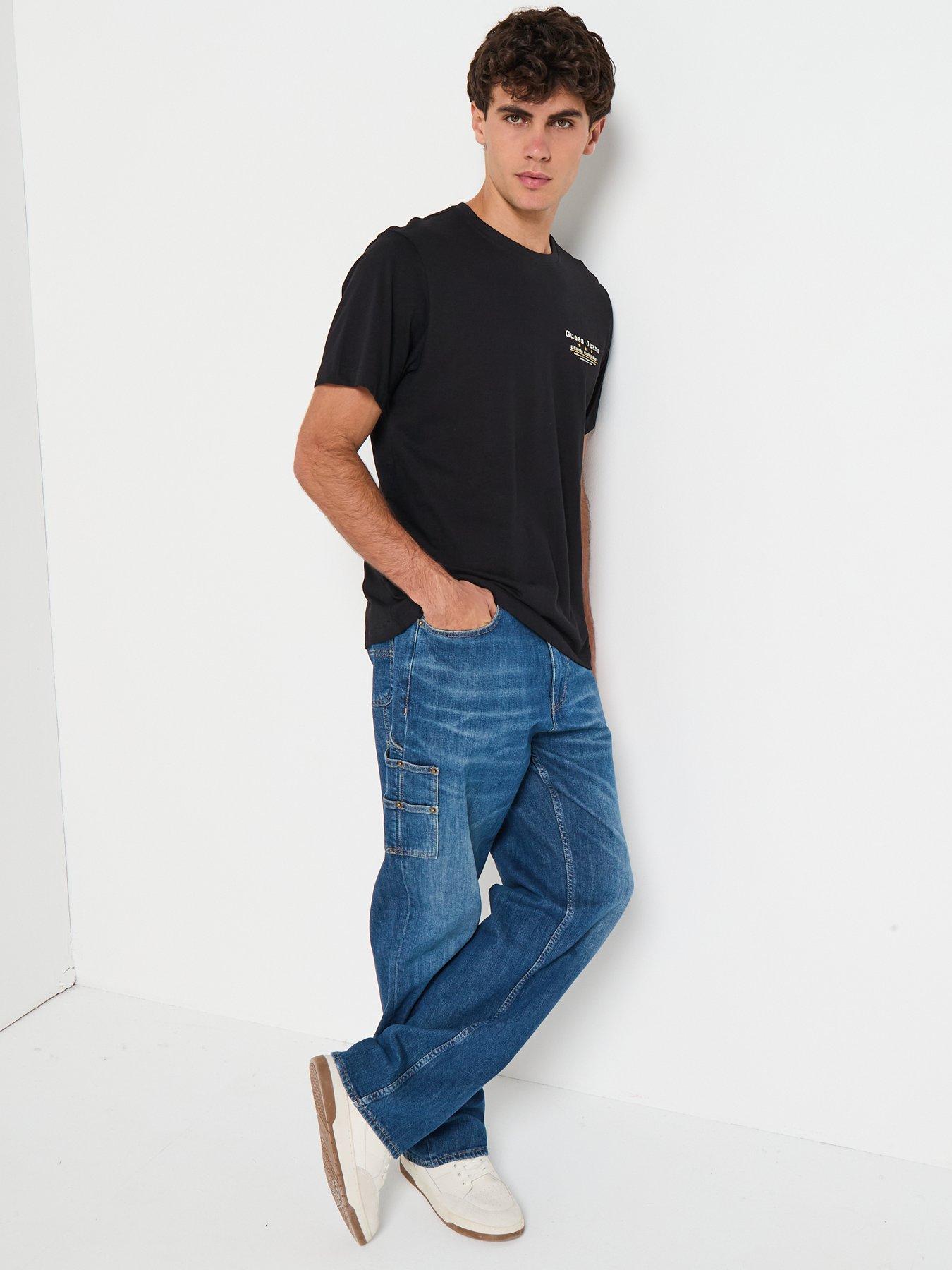 Image 6 of 6 of Guess Jeans Carpenter Fit Jeans - Blue