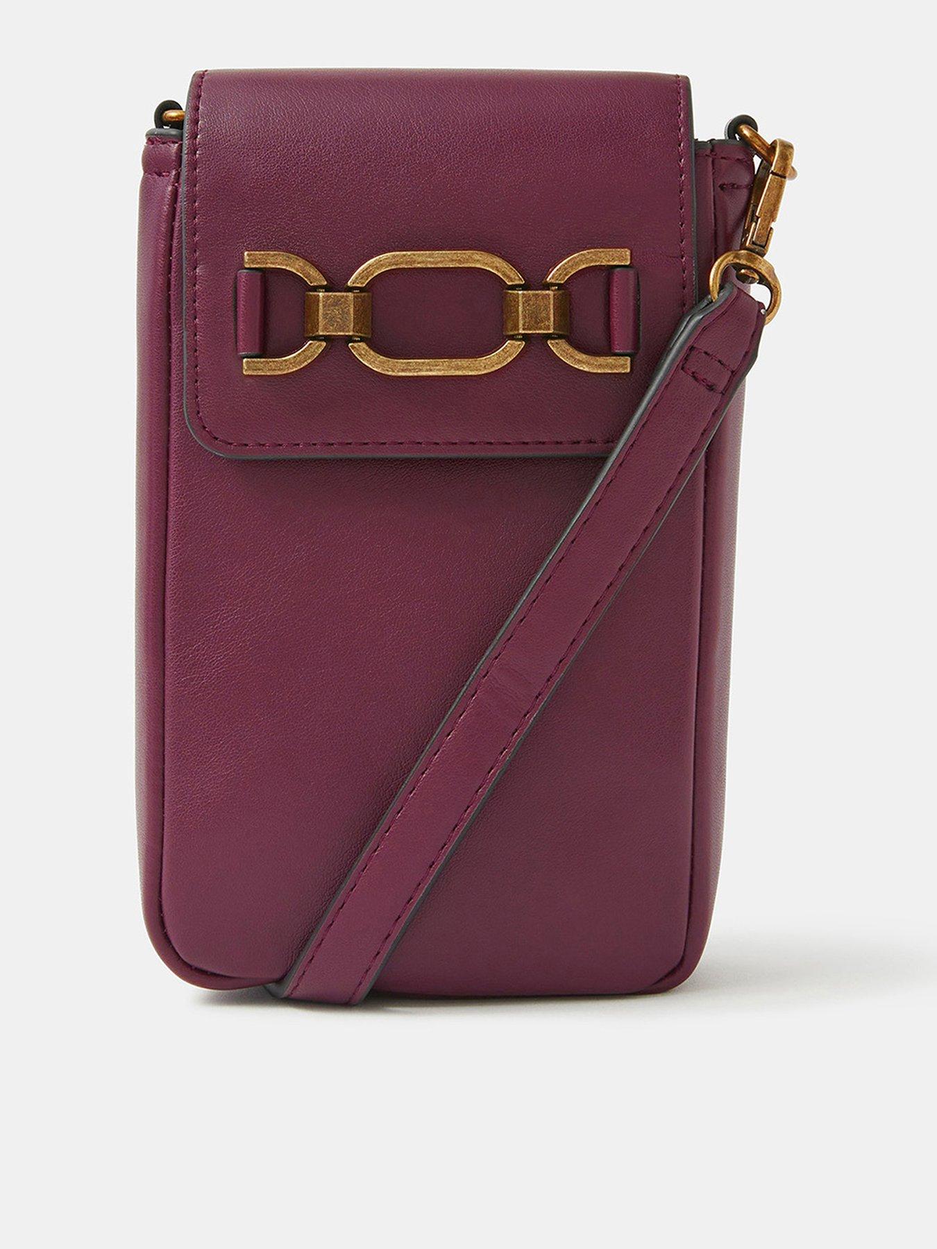 undefined Snaffle Buckle Phone Bag - Red