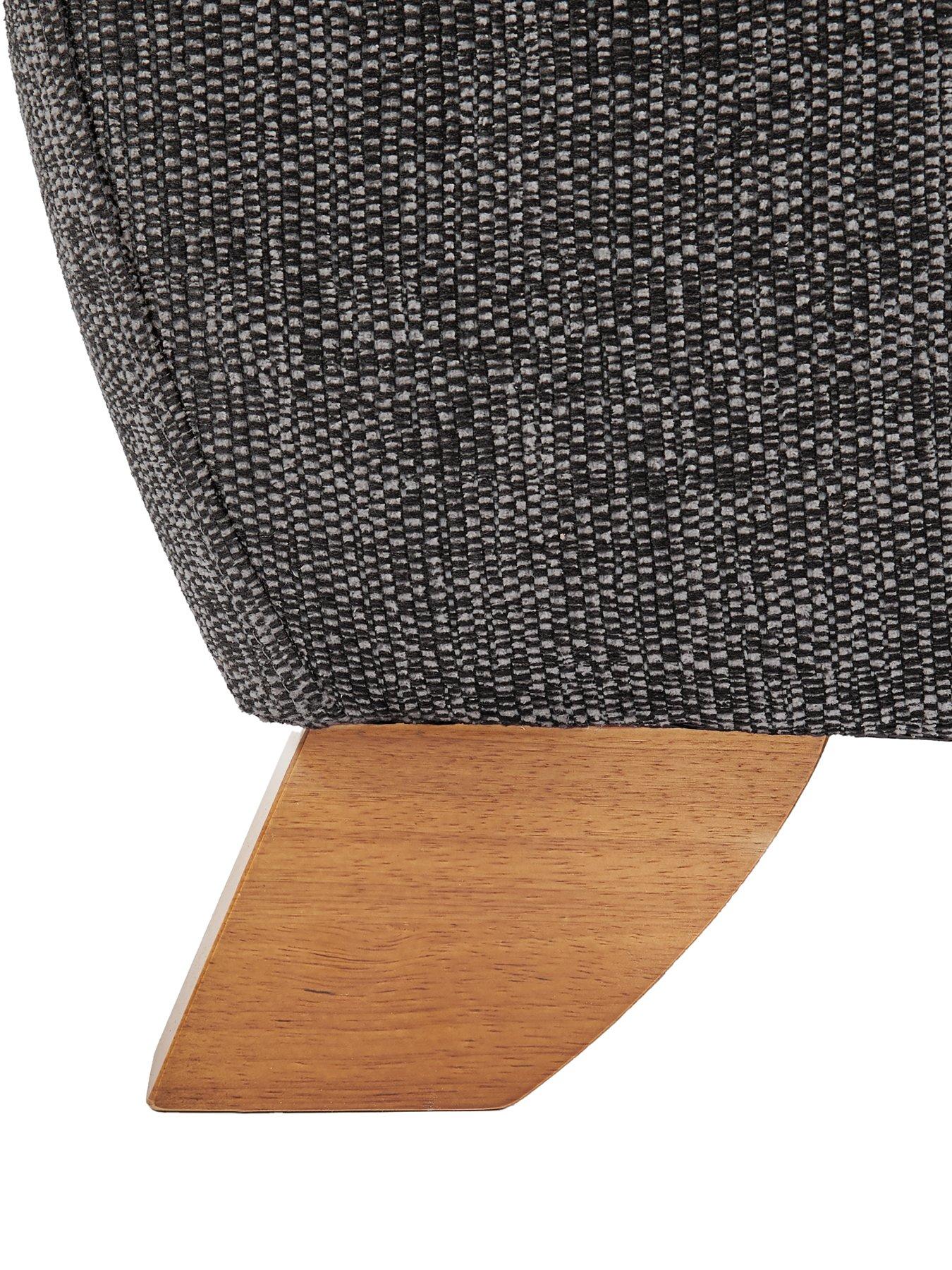 Image 4 of 7 of Very Home Prent Fabric 2 Seater Sofa&nbsp;- Grey&nbsp;- Made to order in the UK