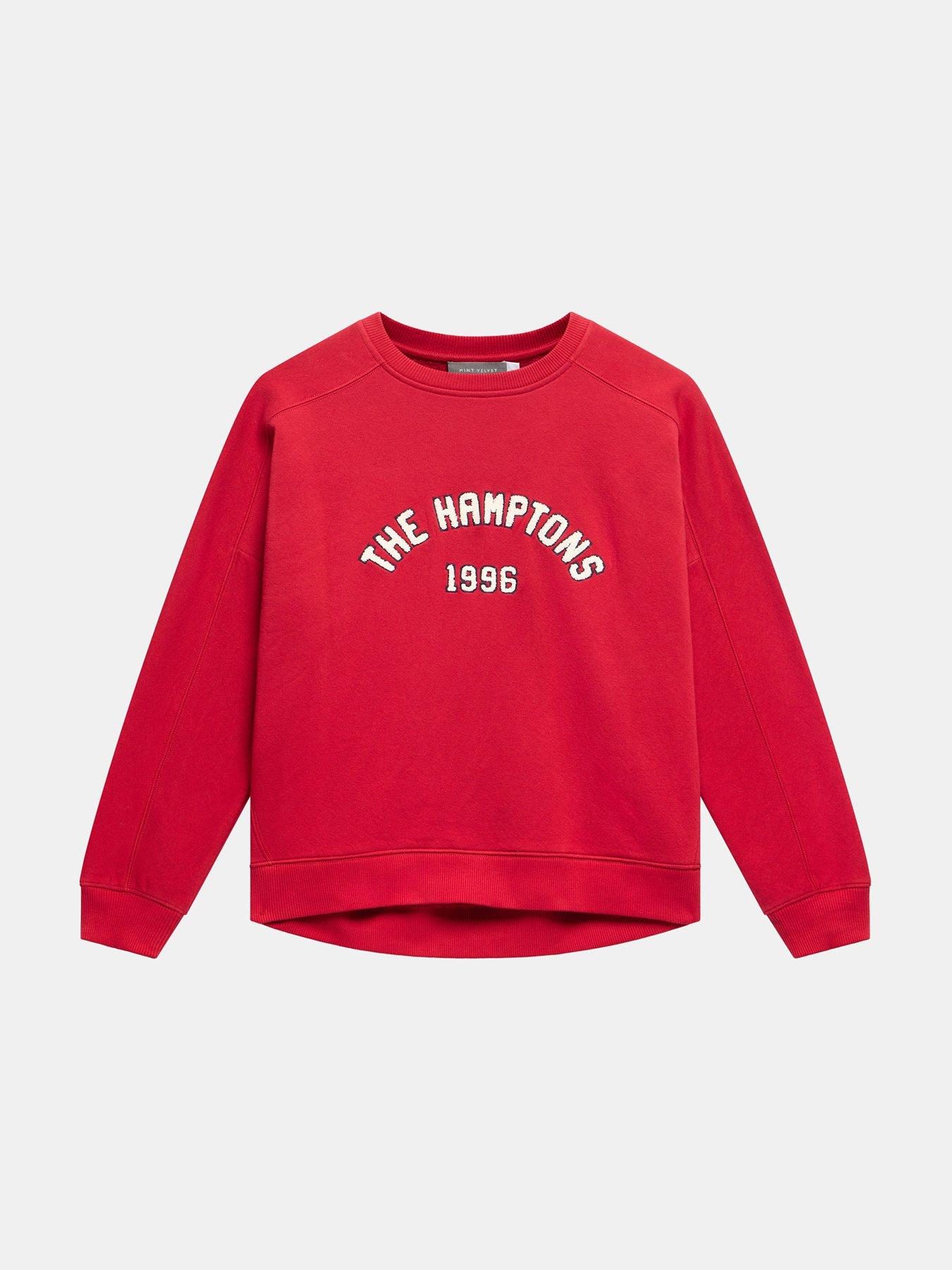 Image 5 of 6 of Mint Velvet Hamptons Sweatshirt - Red