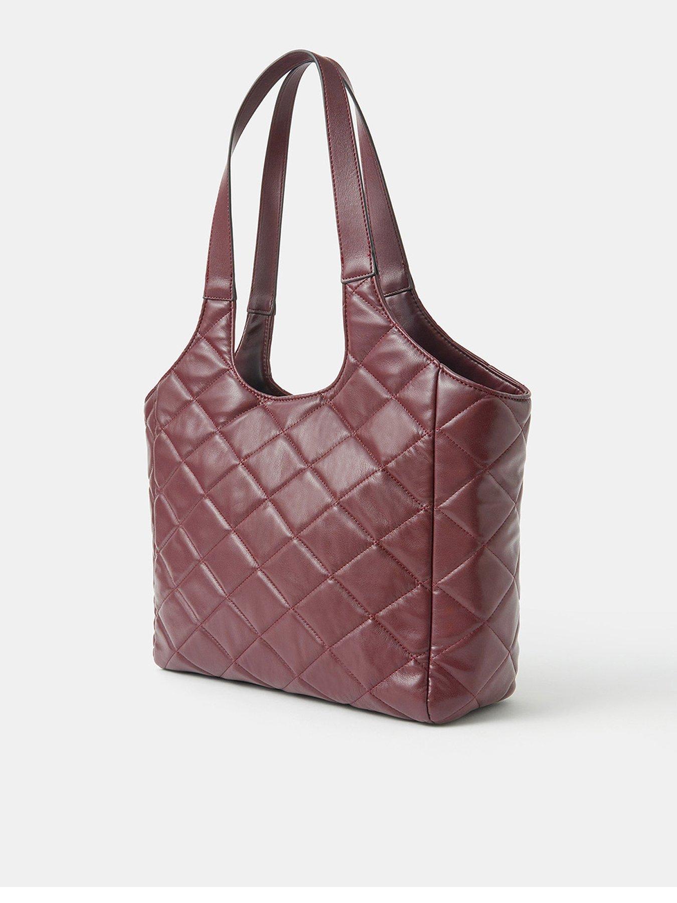Image 3 of 5 of Accessorize Quilted Shoulder Bag - Red