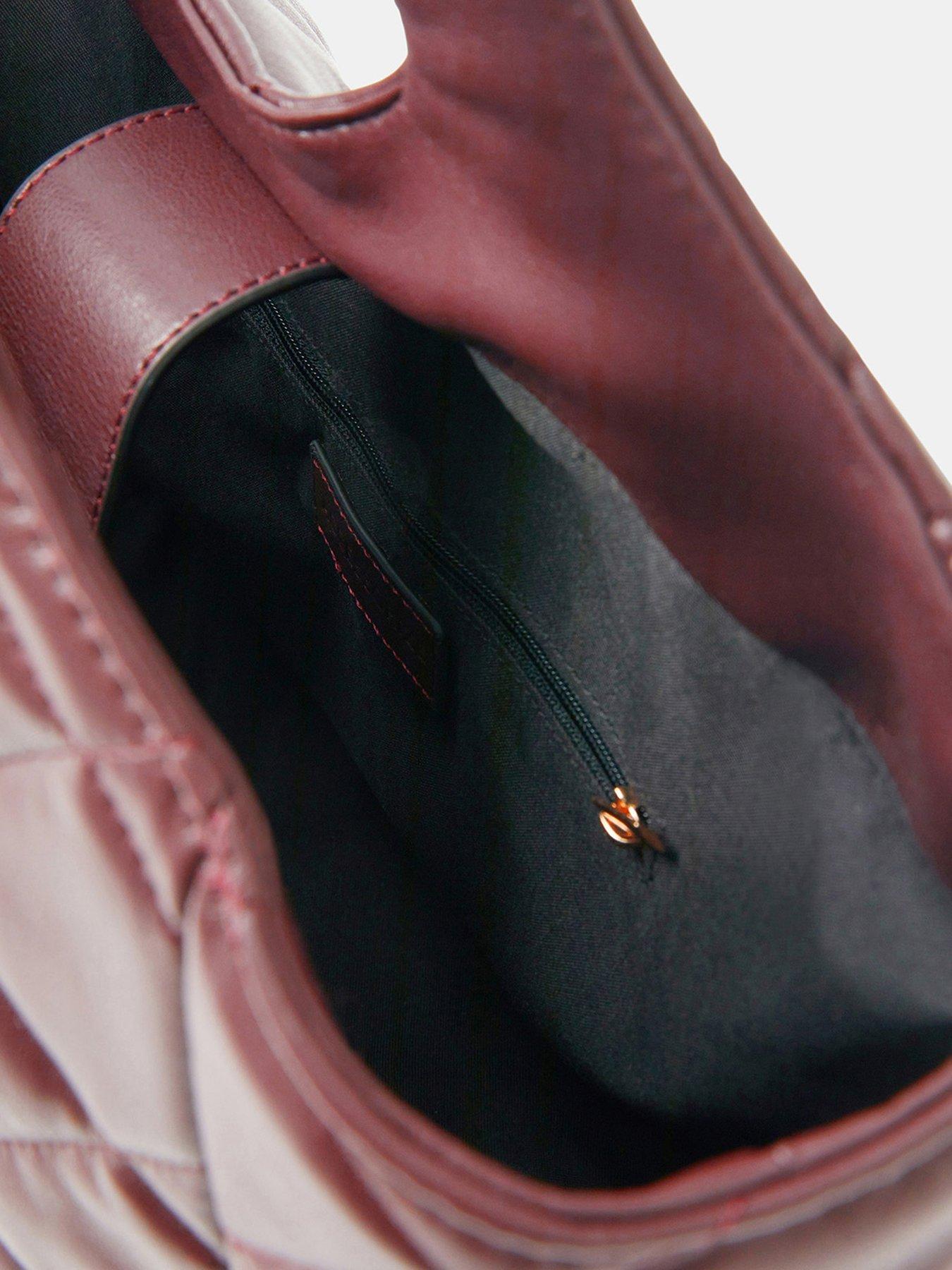 Image 5 of 5 of Accessorize Quilted Shoulder Bag - Red