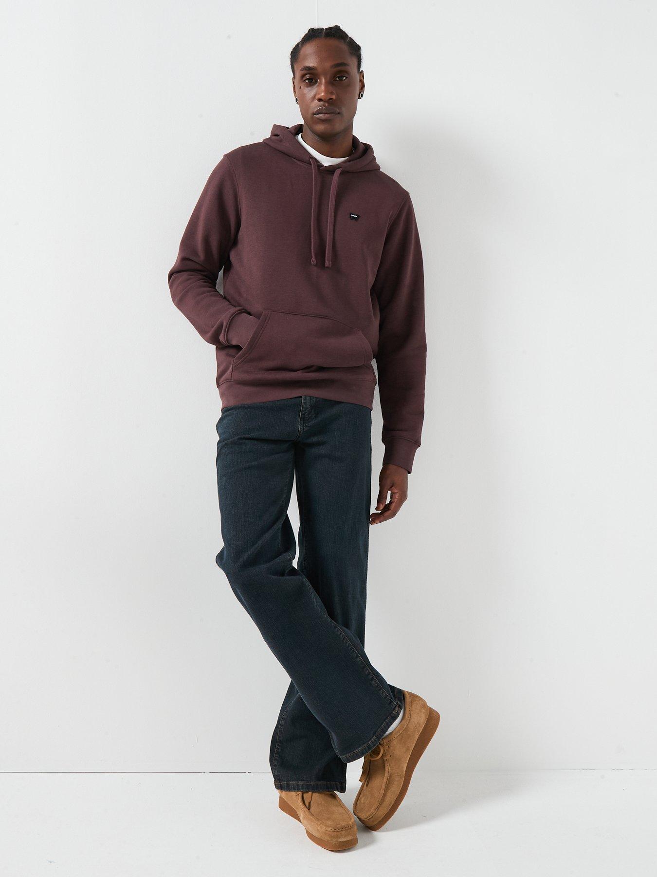  image of wrangler-loose-5-pocket-oversized-fit-jean-dark-blue