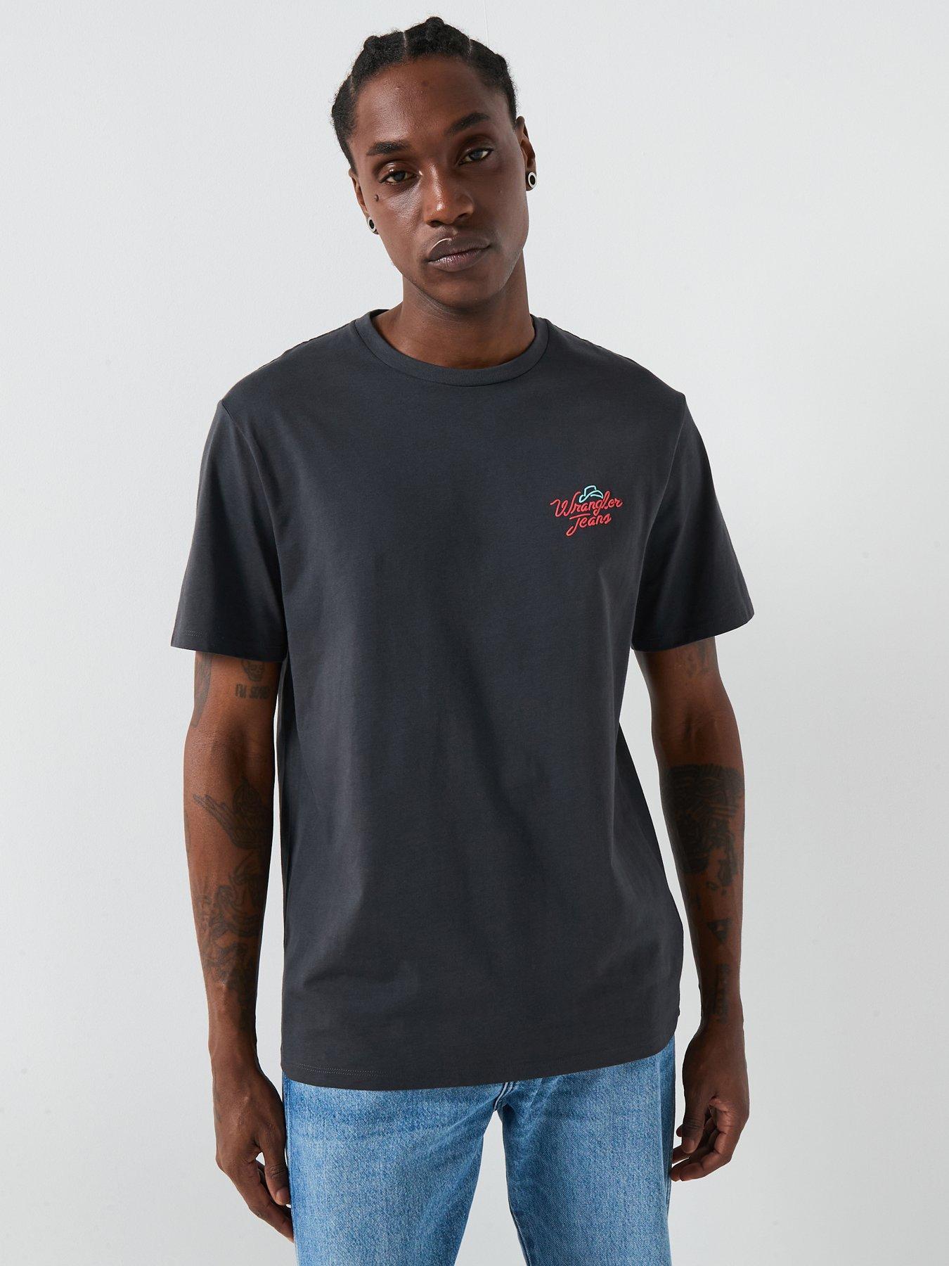 front image of wrangler-graphic-short-sleeve-t-shirt