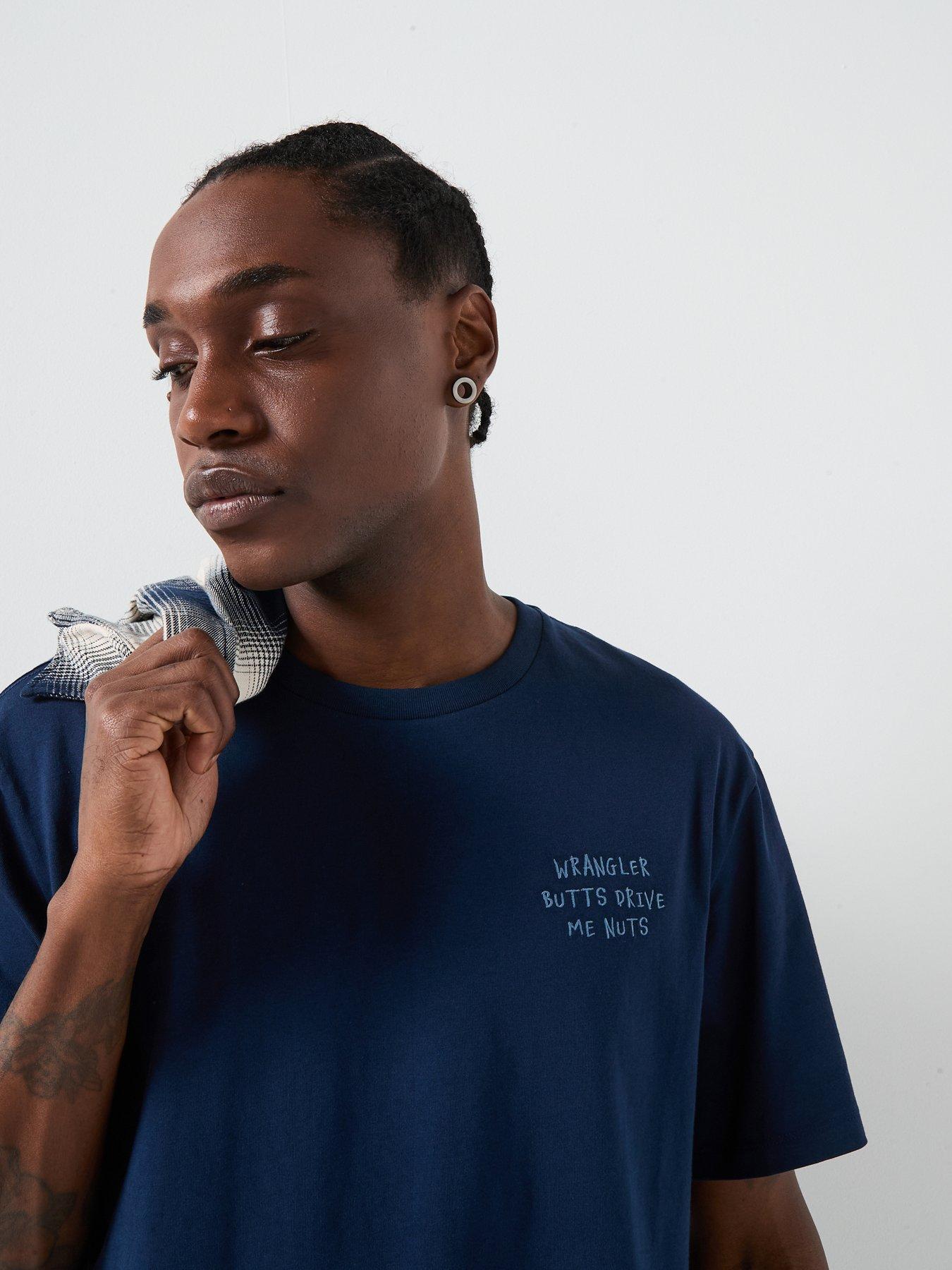Image 5 of 5 of Wrangler Embroidery Short Sleeve Back Print T-shirt