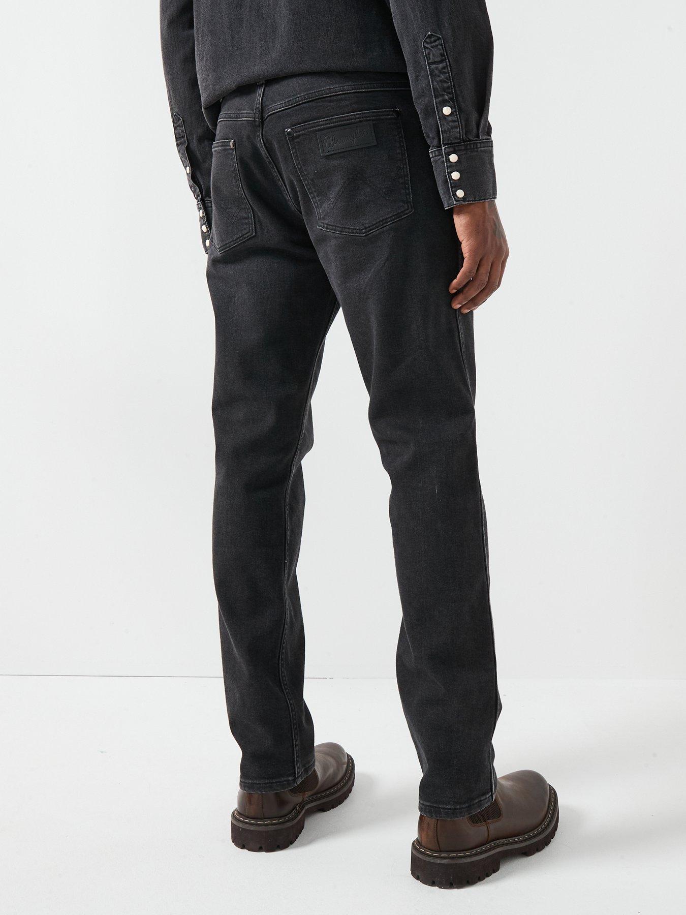 stillFront image of wrangler-greensboro-5-pocket-regular-straight-fit-jean-black