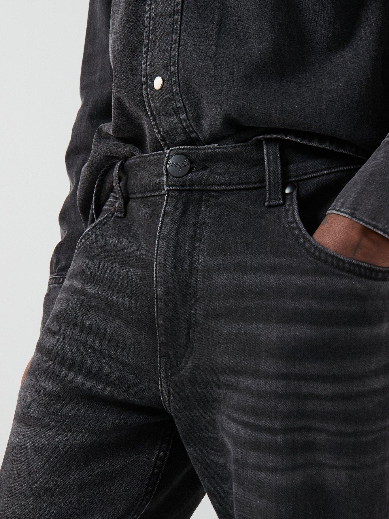 Image 6 of 6 of Wrangler Greensboro 5 Pocket Regular Straight Fit Jean - Black