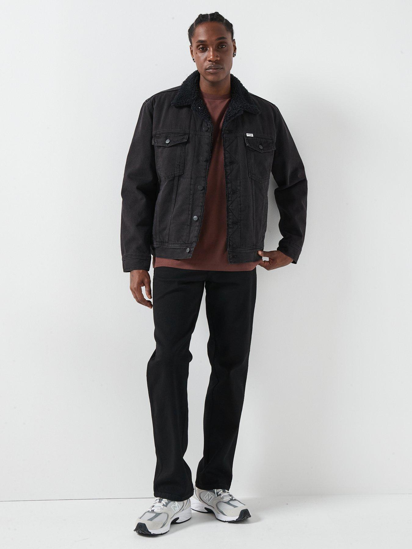  image of wrangler-sherpa-classic-denim-jacket