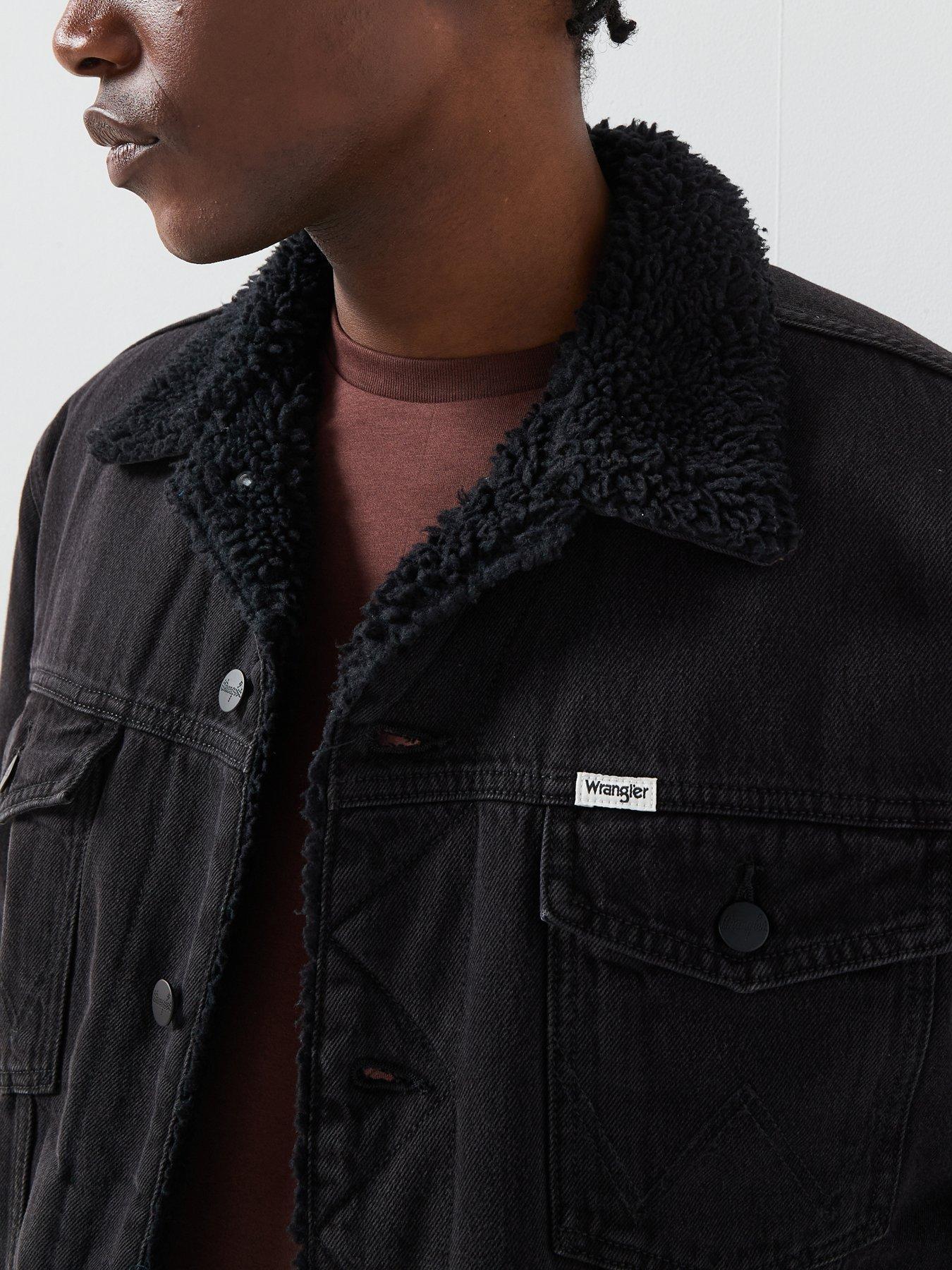  image of wrangler-sherpa-classic-denim-jacket