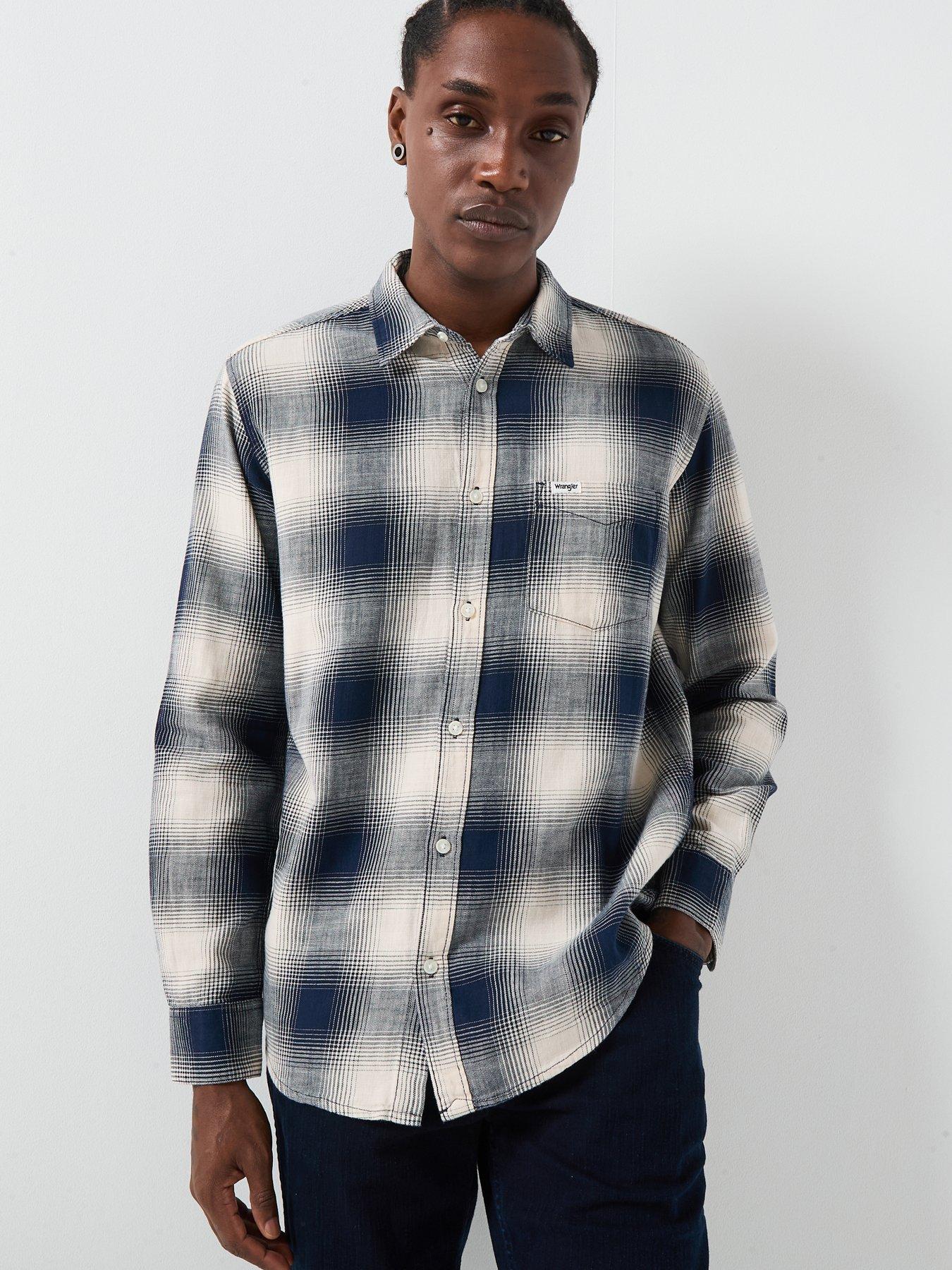 undefined Wrangler Indigo Long Sleeve Overshirt