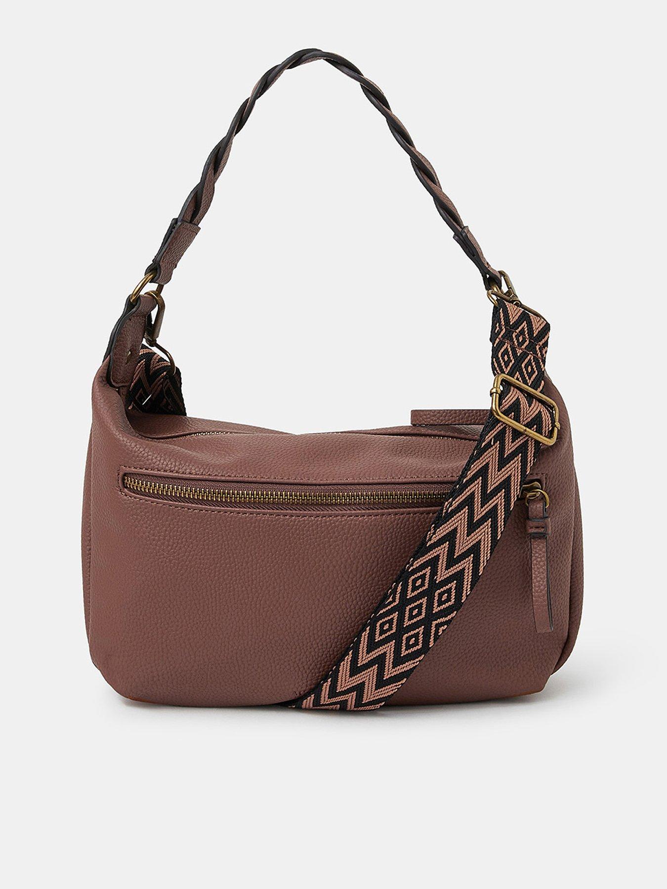 undefined Multi Strap Crossbody Bag - Brown