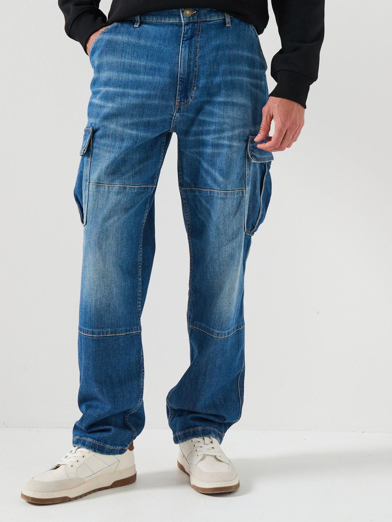 guess-jeans-denim-cargo-trousers-blue