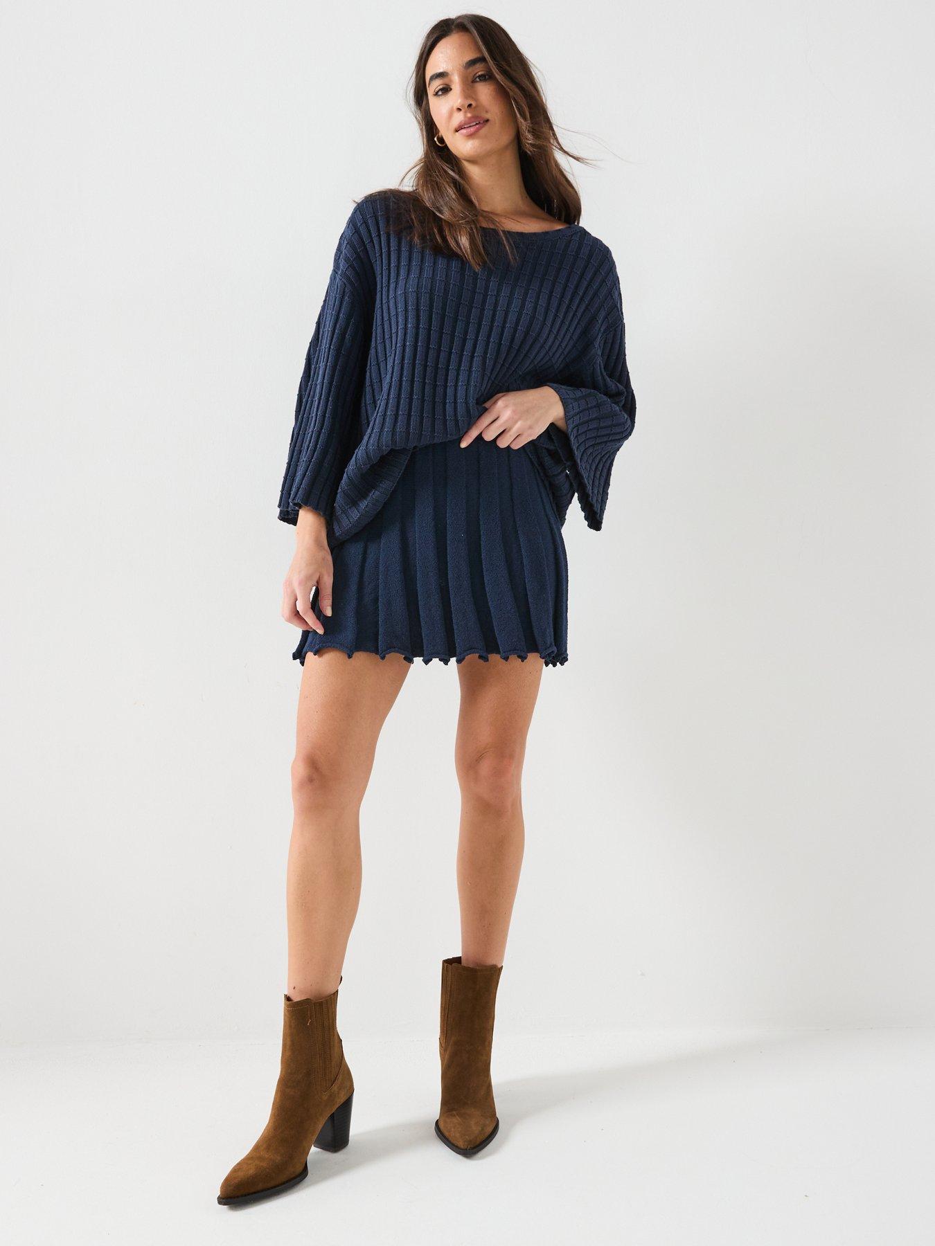 Image 3 of 6 of FREE PEOPLE Kenzie Sweater And Skirt Set