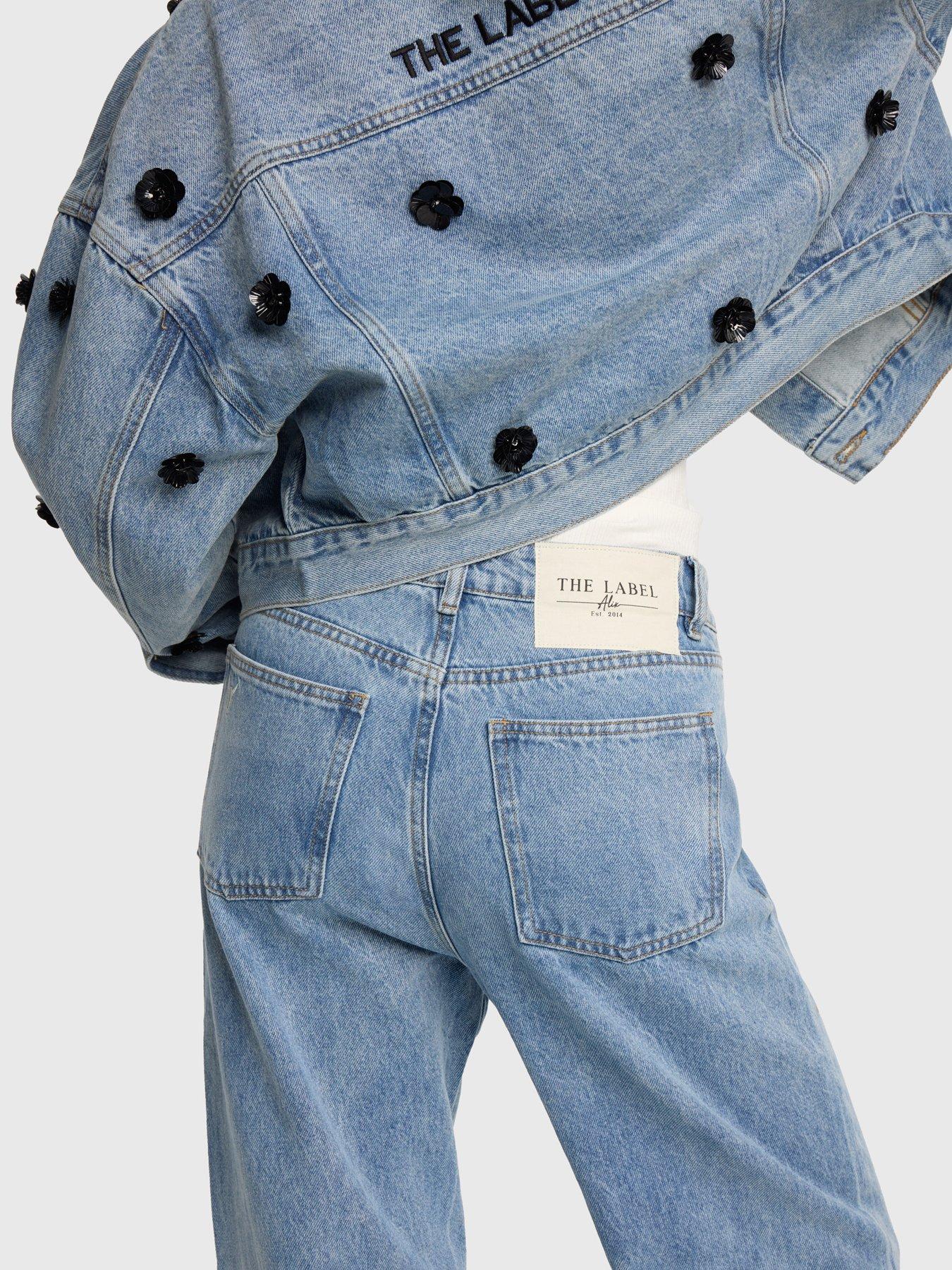 Image 2 of 5 of Alix the Label Denim Pants - Blue