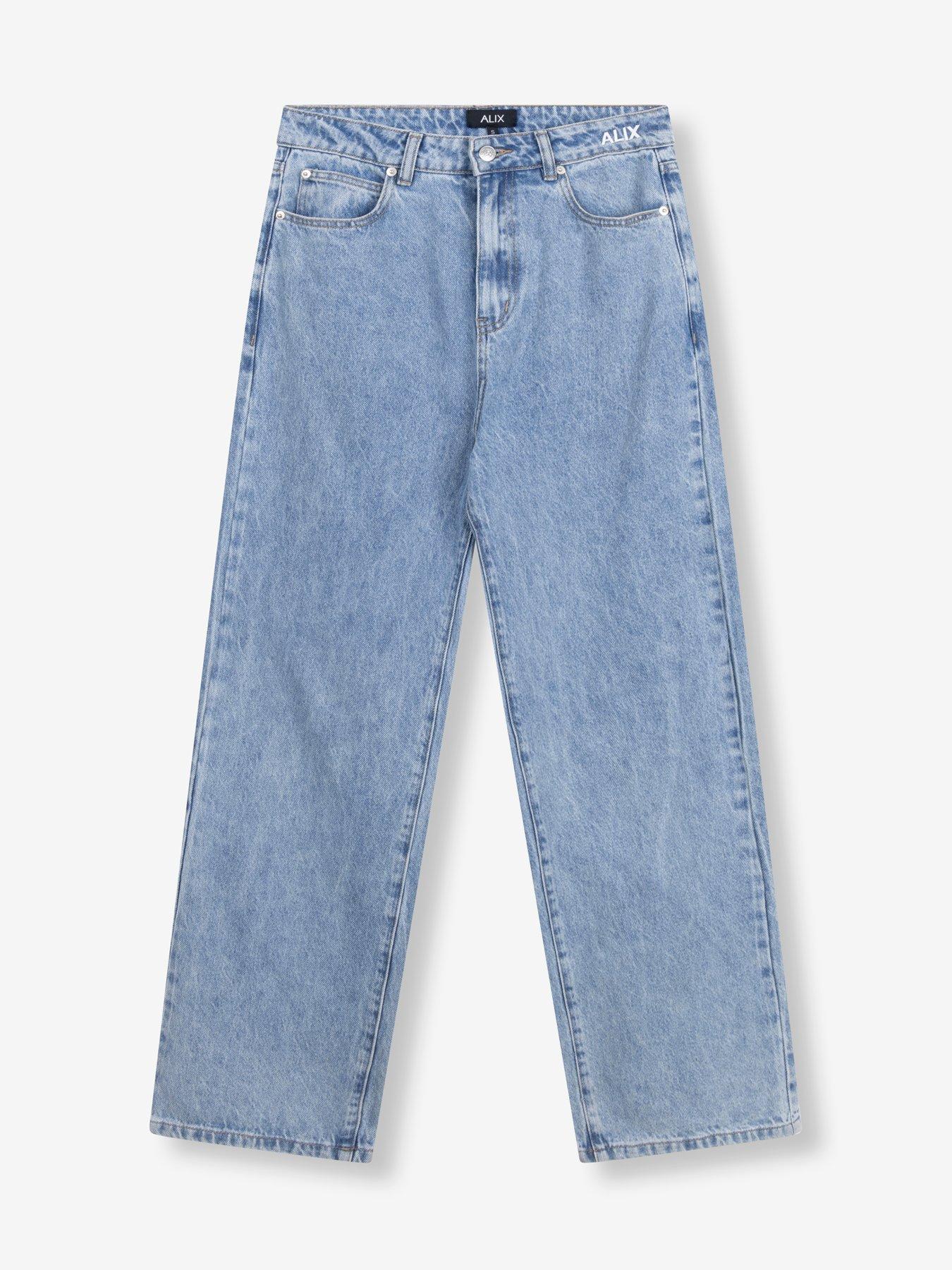 Image 3 of 5 of Alix the Label Denim Pants - Blue