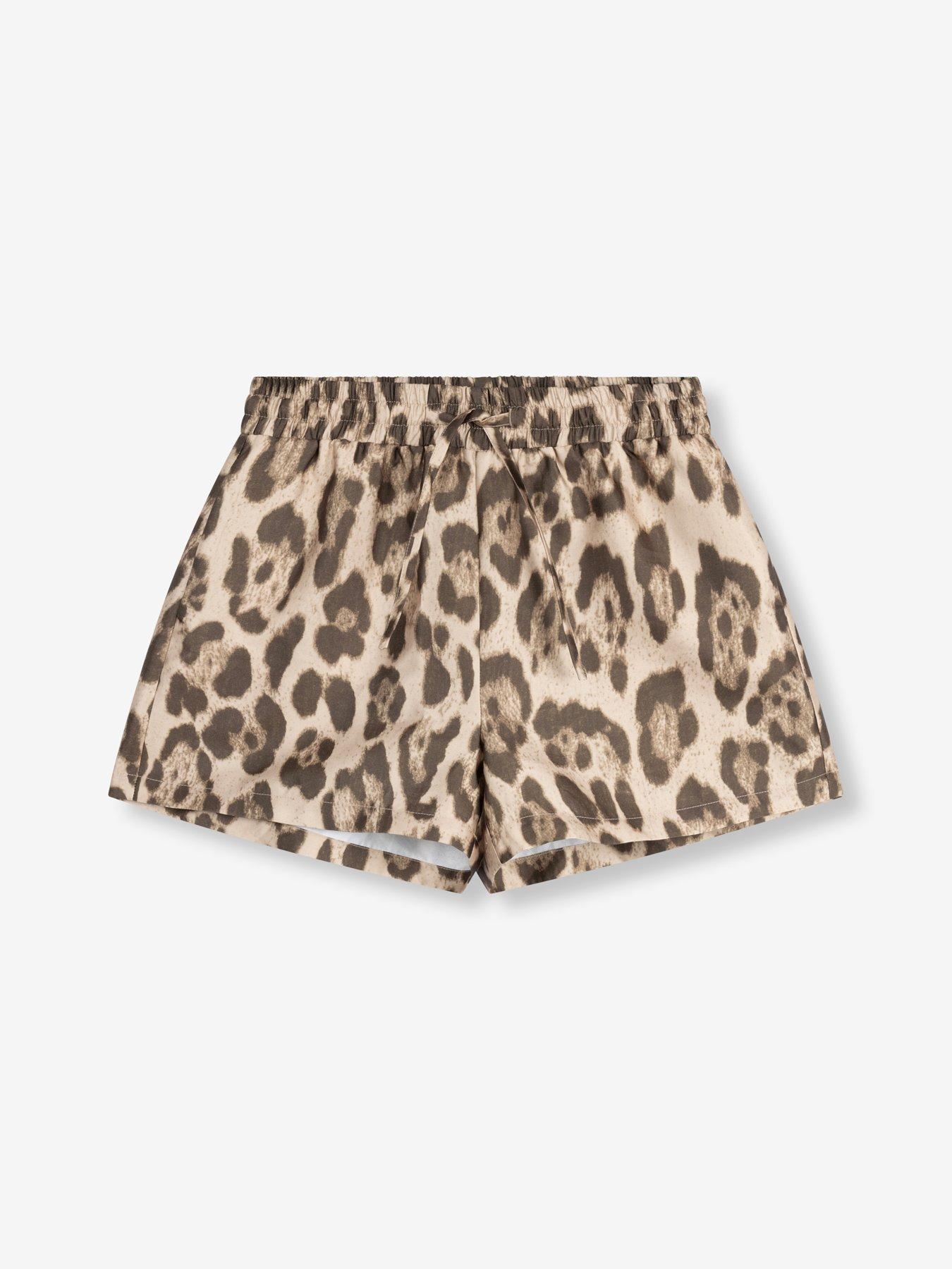 Image 4 of 5 of Alix the Label Jaguar Shorts - Brown
