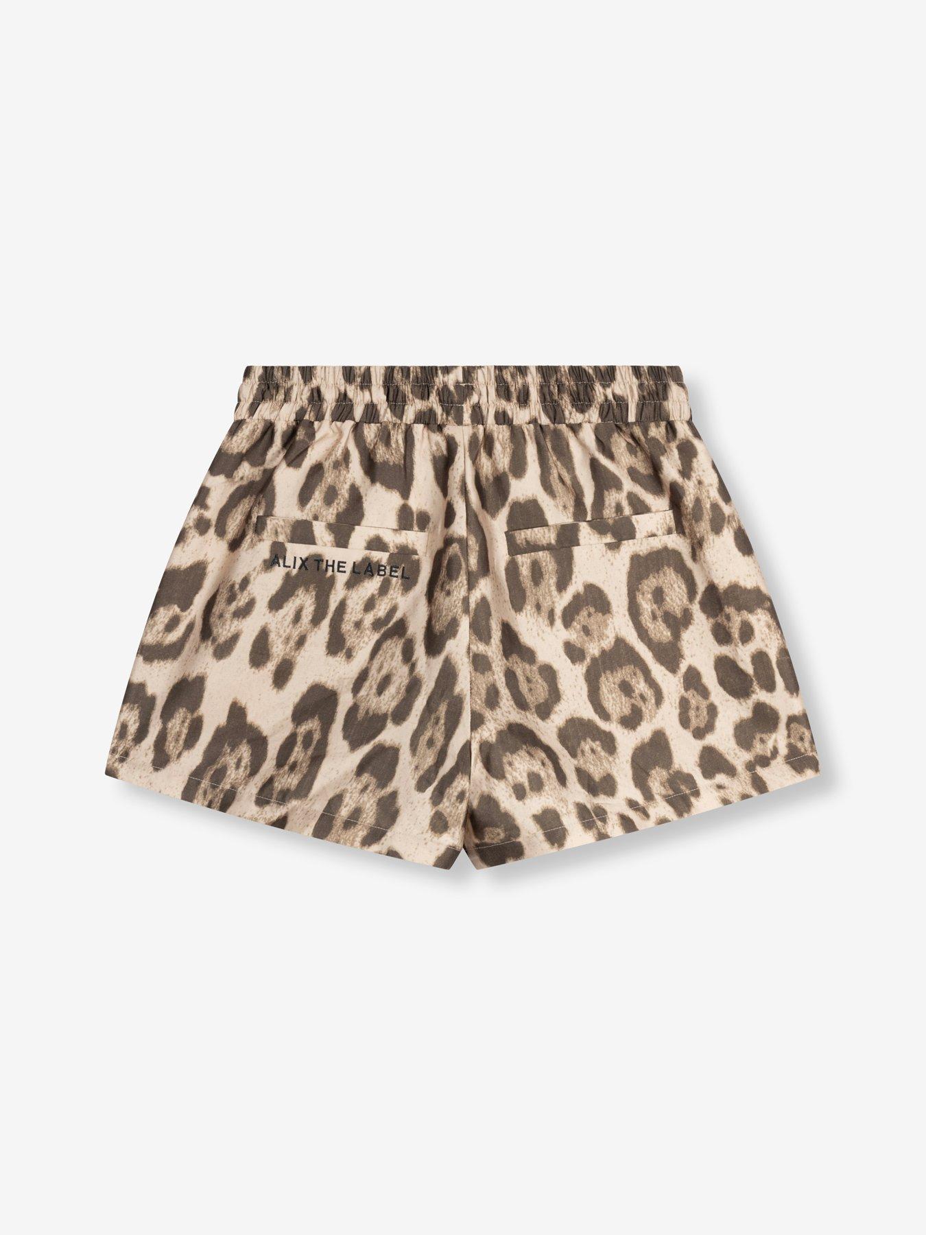 Image 5 of 5 of Alix the Label Jaguar Shorts - Brown