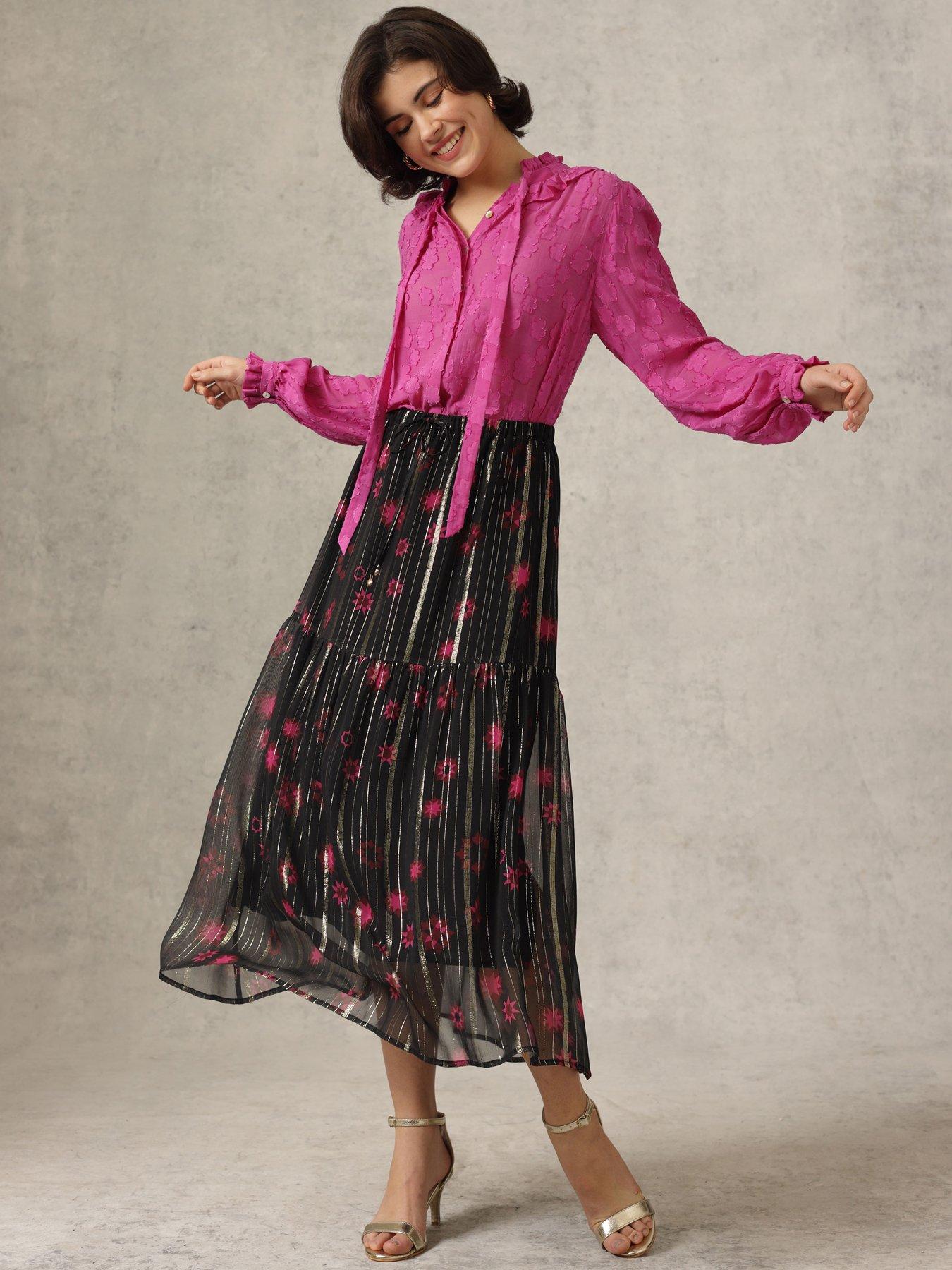 undefined Jaquard Blouse