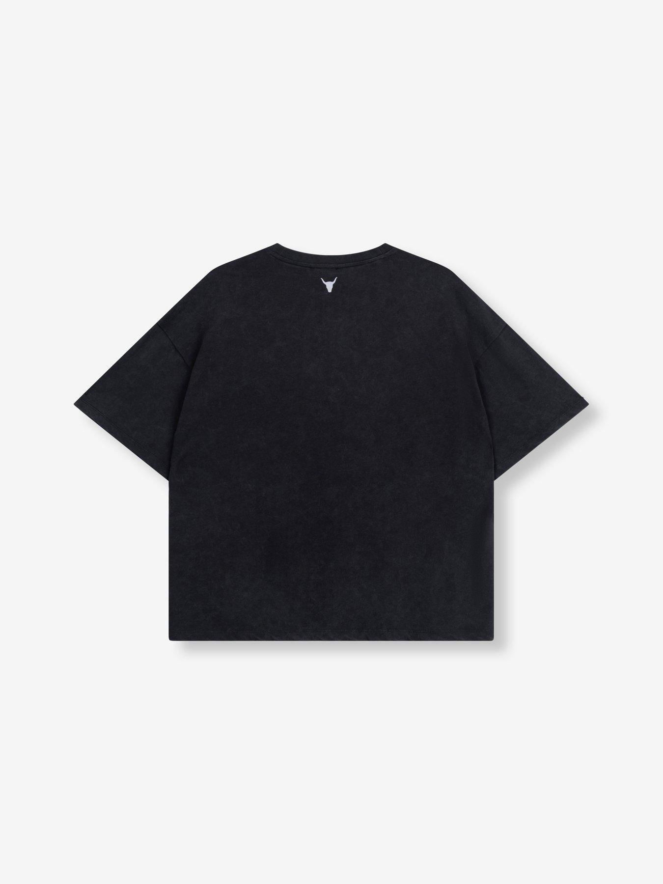 Image 2 of 3 of Alix the Label Heart Photoprint T-Shirt - Grey