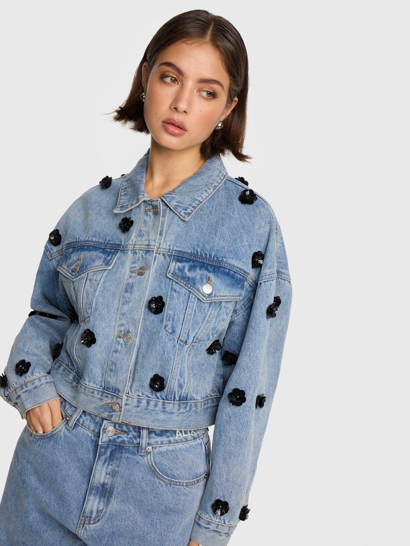 Alix the Label Embellished Jacket - Blue