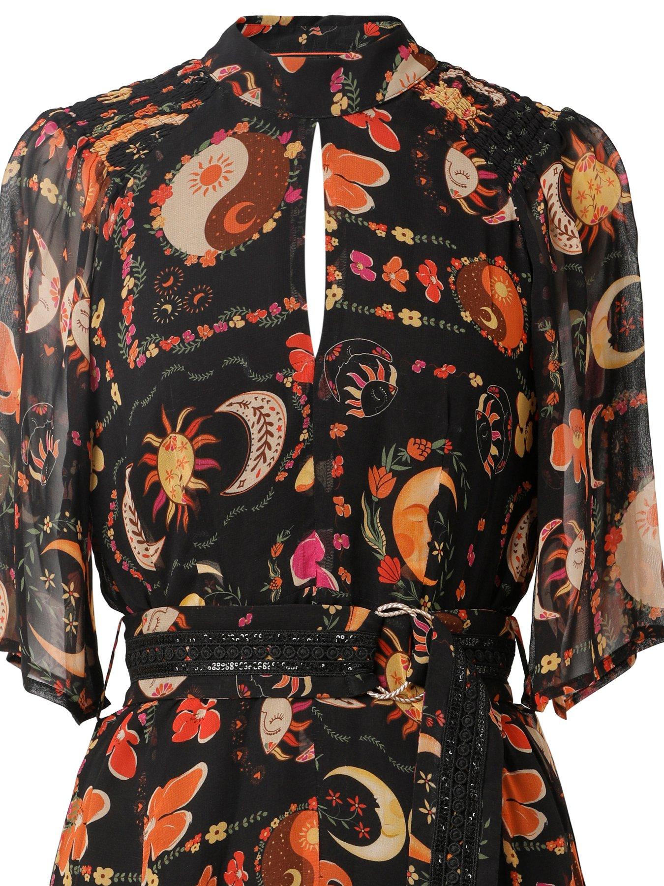 Image 4 of 4 of Emily Lovelock Printed Short Dress