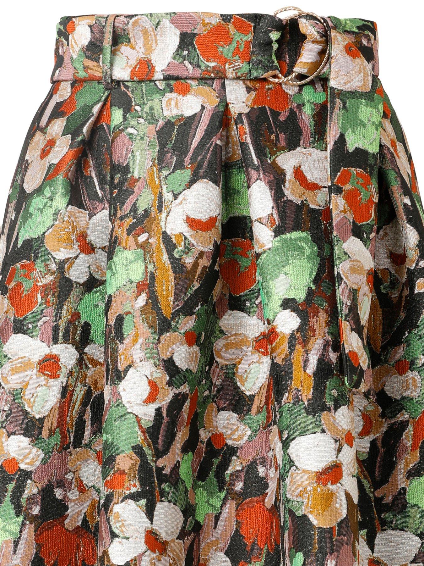 Image 5 of 5 of Emily Lovelock Jaquard Metallic Full Skirt