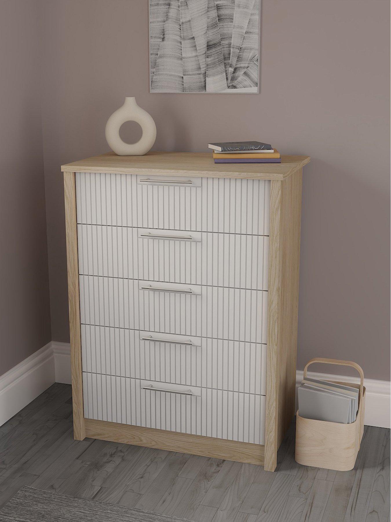 undefined Arvon Ready Assembled 5 Drawer Chest