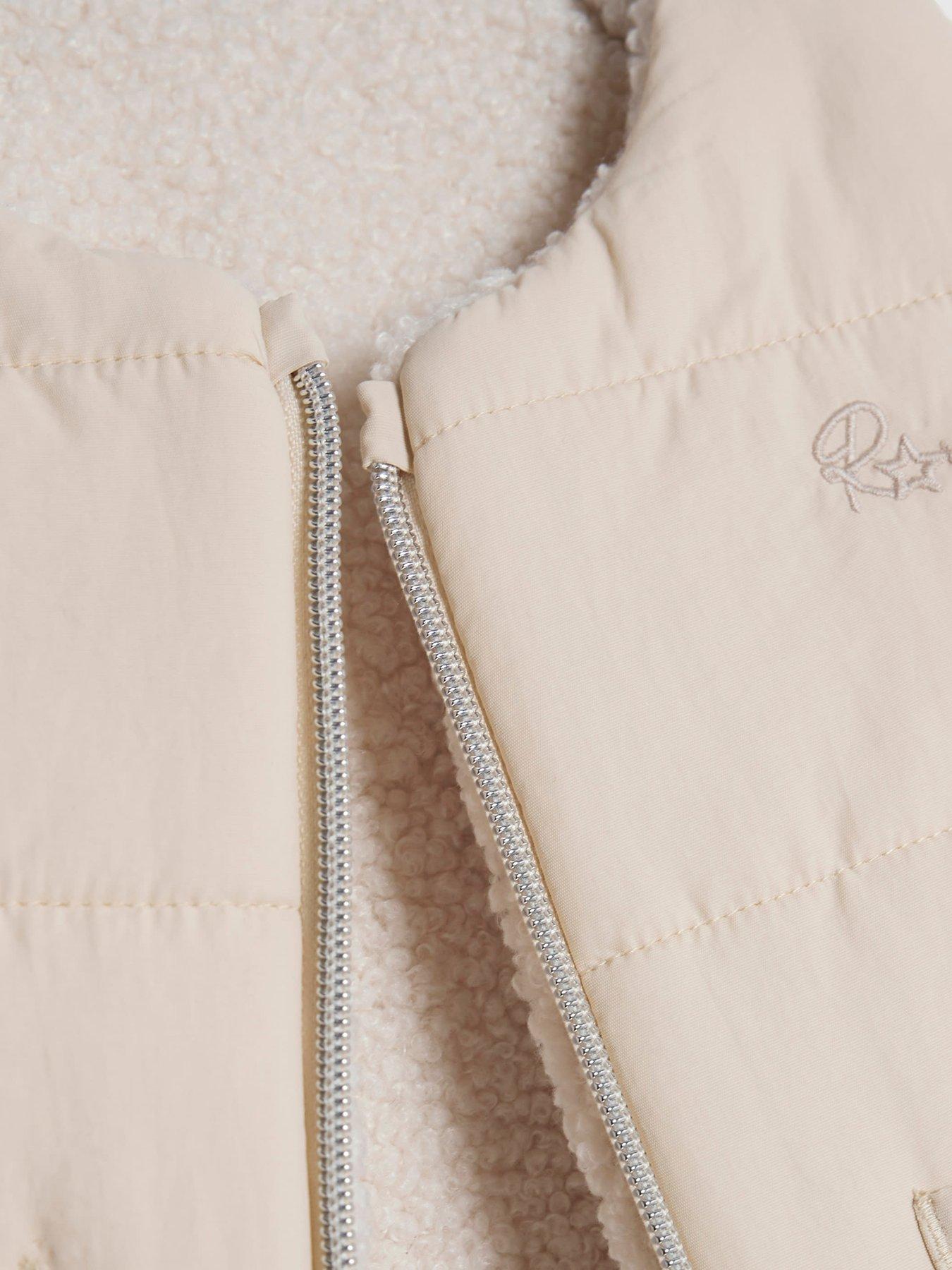 Image 4 of 5 of River Island Baby Baby Boys 3 Pack Padded Gilet Set - Brown