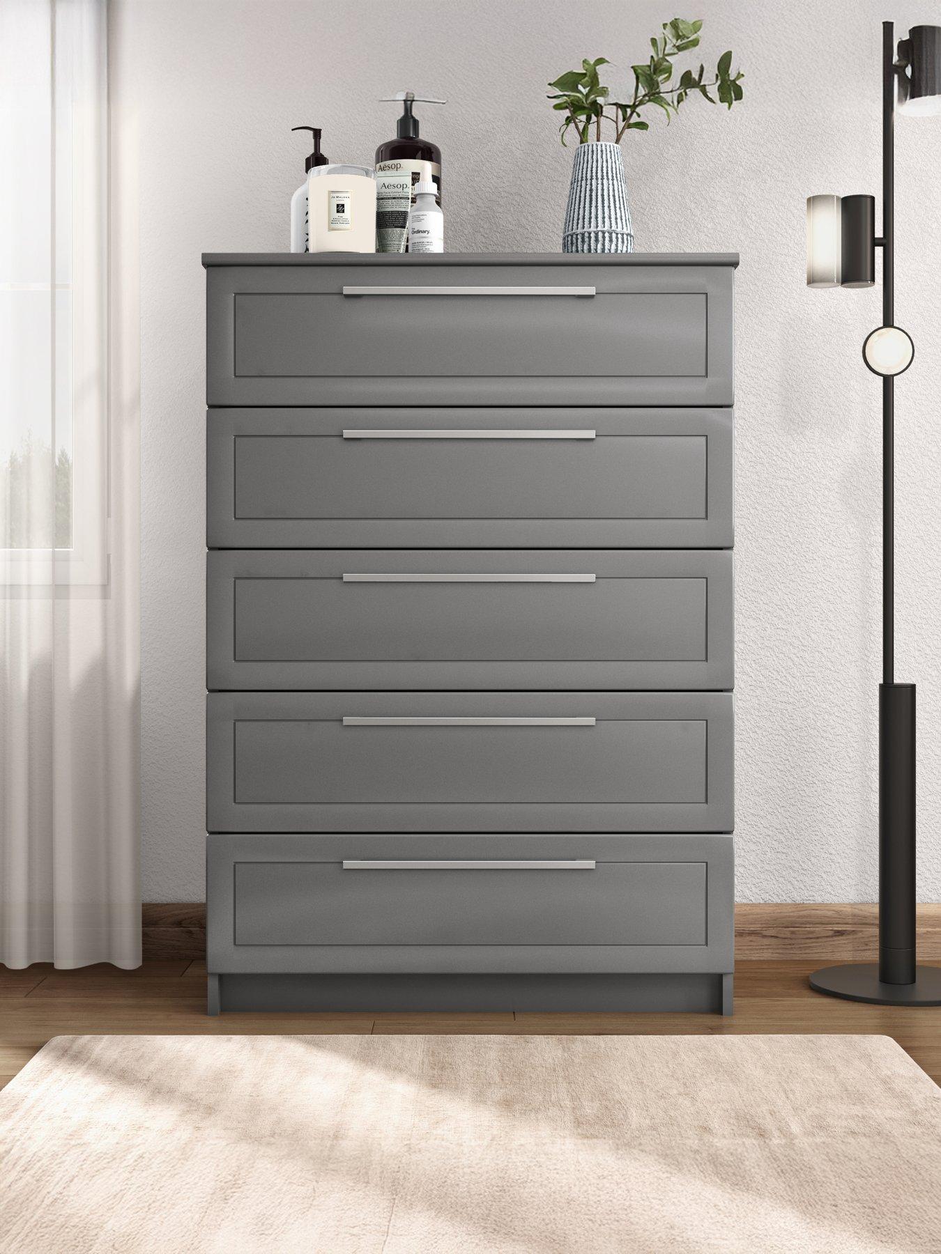 One Call Sinai Ready Assembled 5 Drawer Chest