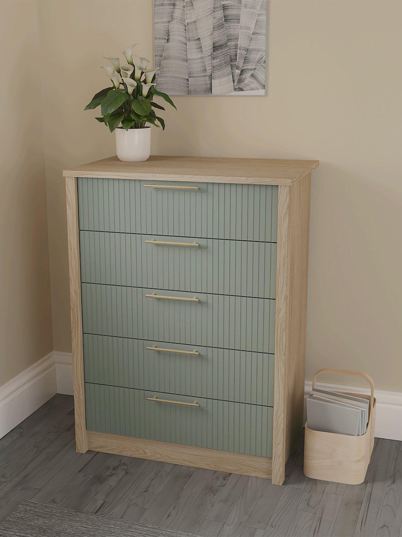 undefined Arvon Ready Assembled 5 Drawer Chest