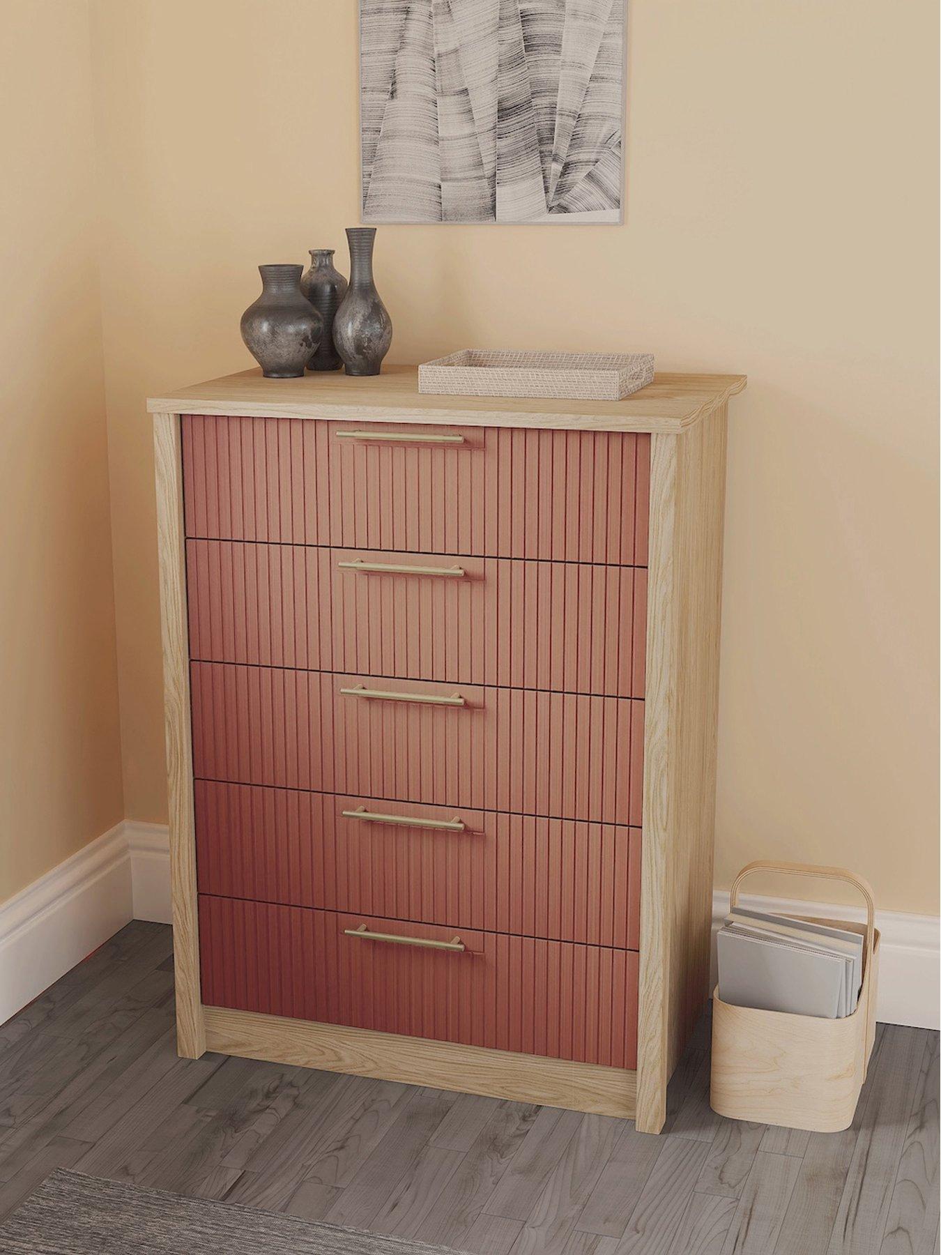 undefined Arvon Ready Assembled 5 Drawer Chest