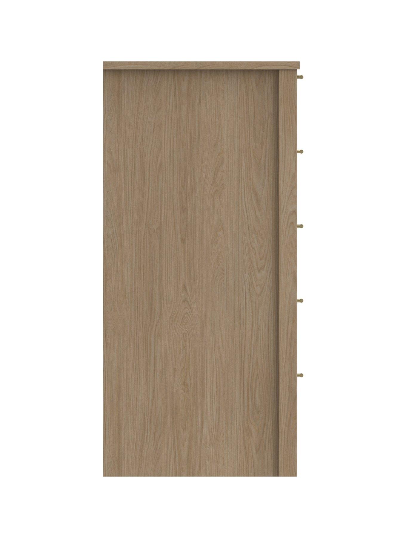 Image 4 of 4 of One Call Arvon Ready Assembled&nbsp;5 Drawer Chest