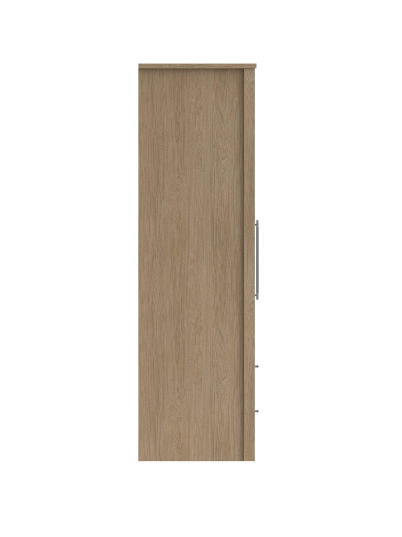 Image 4 of 4 of One Call Arvon Ready Assembled&nbsp;2 Door Combi Wardrobe