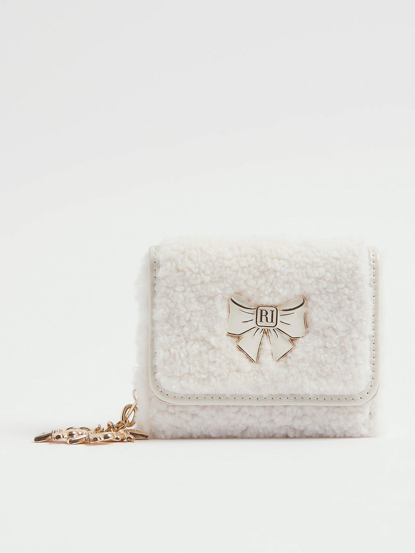 undefined Older Girls Bow Purse - Cream