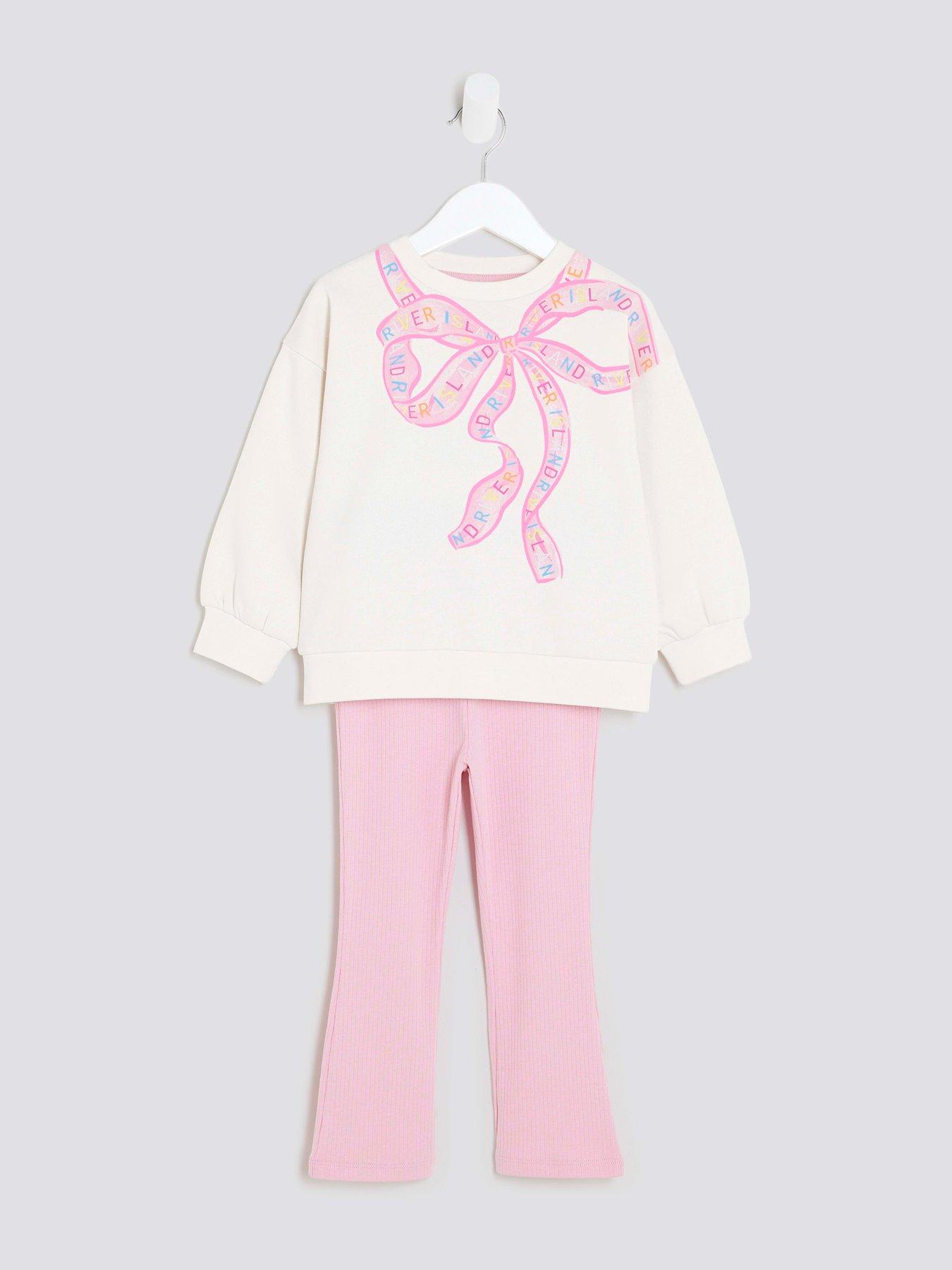  image of river-island-mini-mini-girls-waistband-bow-set-multi