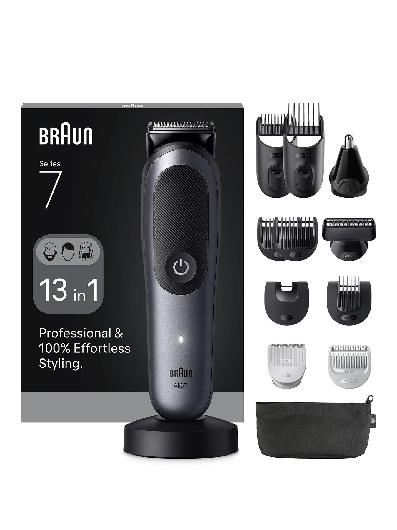 Image 1 of 7 of Braun All-in-One Series 7, 13in1 Grooming Kit, ProBlade, AutoSense, AIO7560, Grey