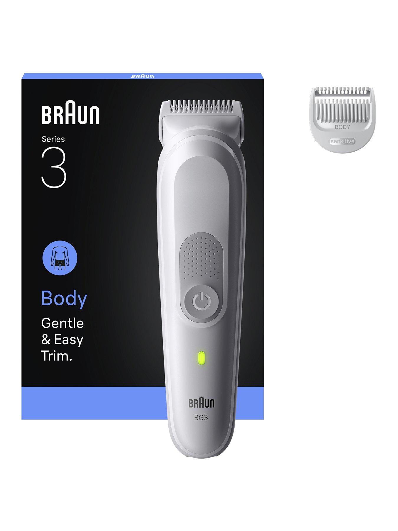 Braun Series 3 Body Groomer. Gentle  &  Easy Trim