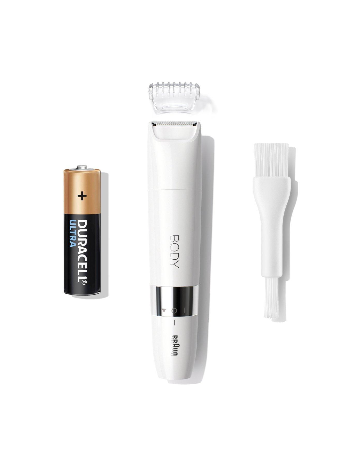 Braun Body Mini Trimmer BS1000, Electric Body Hair Removal for Women ...