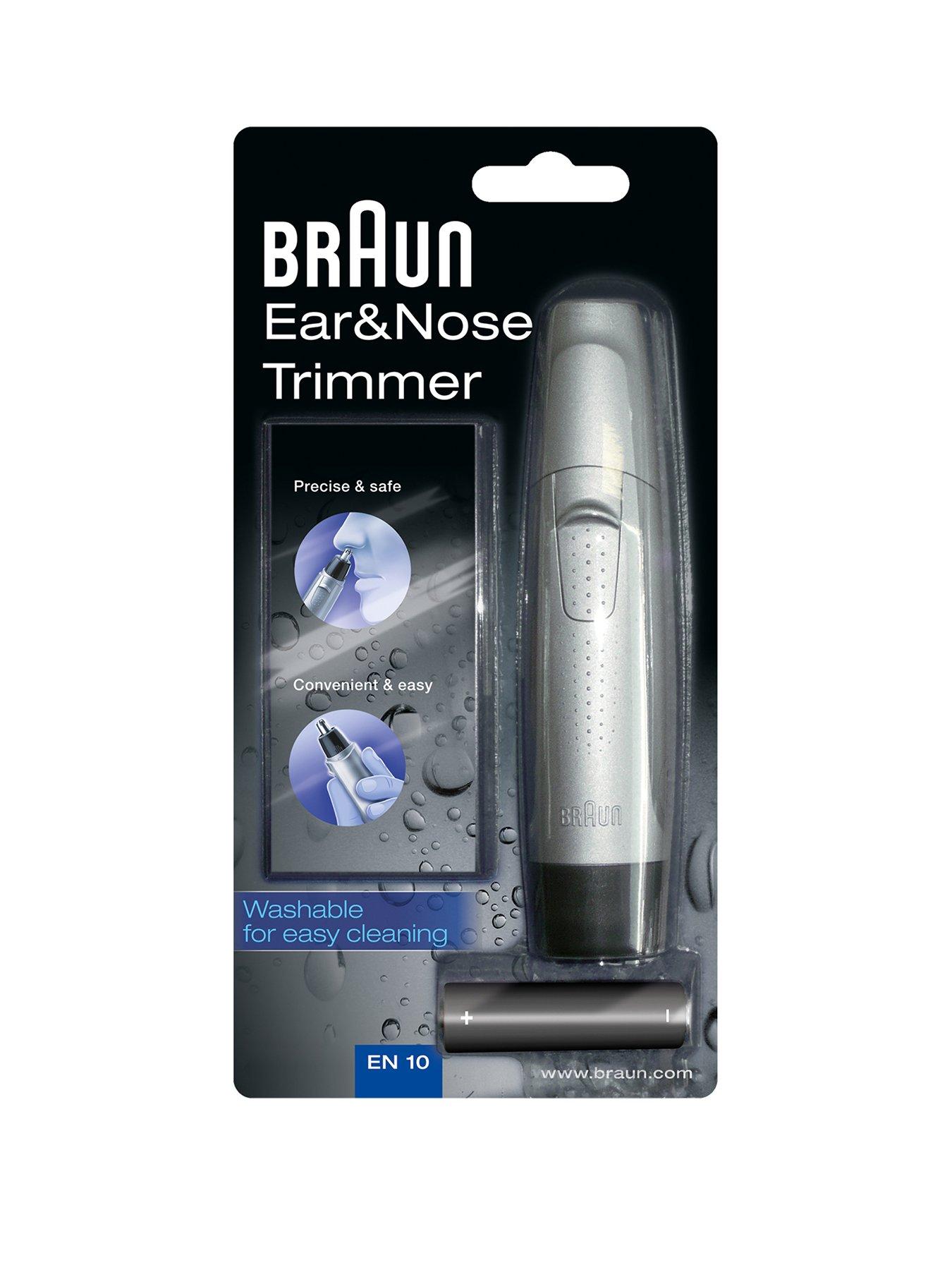 Braun Ear & Nose Trimmer EN10 - Precise and safe ear and nose hair removal
