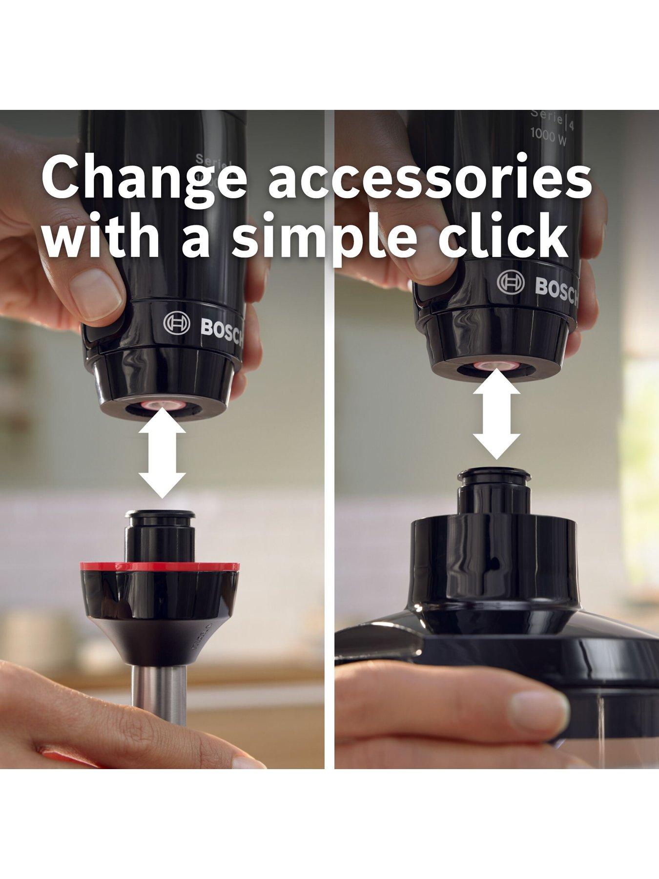 Image 4 of 8 of Bosch Series 4 Ergomaster MSM4B621GB, 2 in 1 1000W Hand blender with chopper - Black