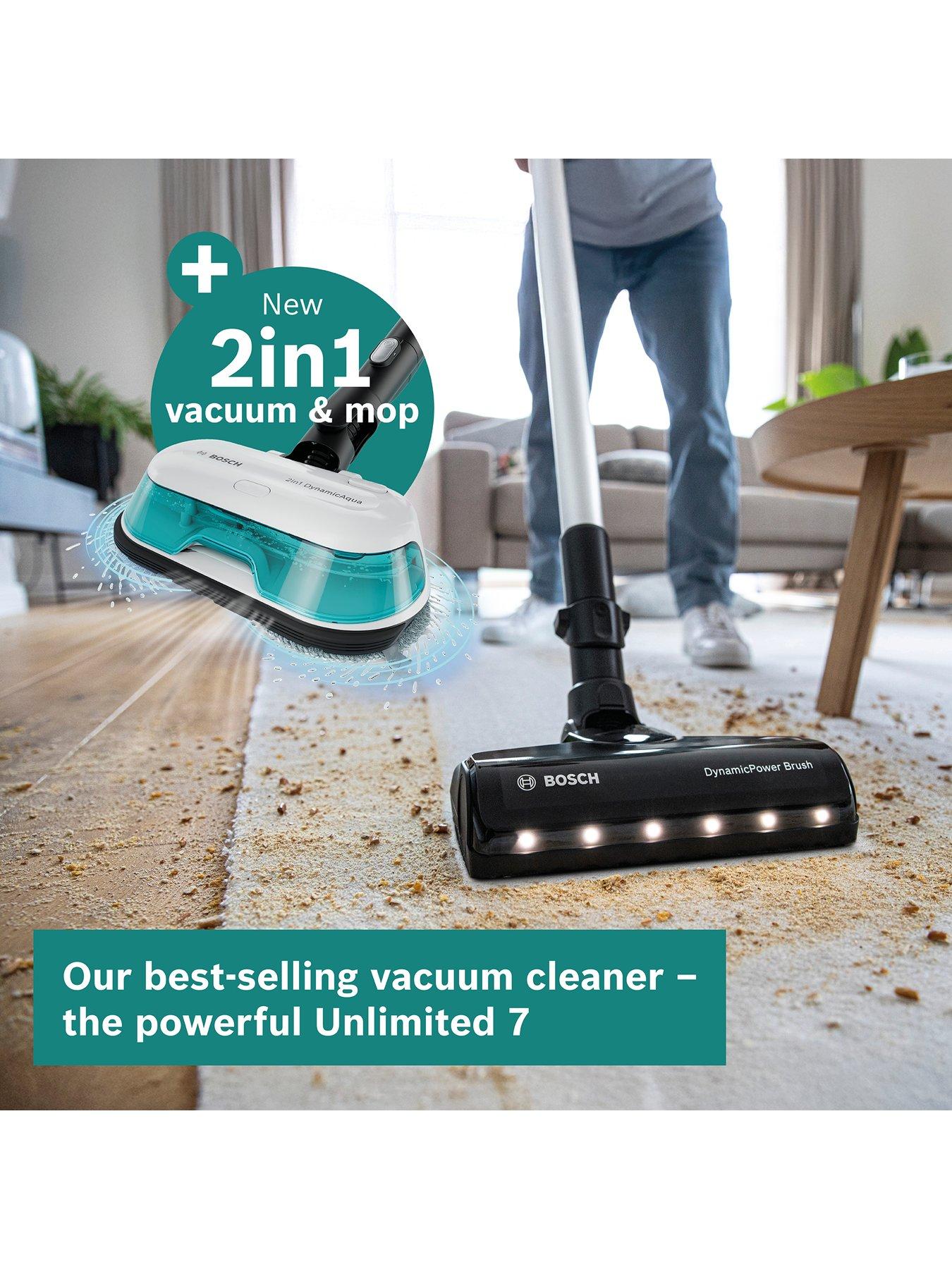  image of bosch-unlimited-7-bcs71hyggb-40-mins-runtime-aqua-cordless-vacuum-amp-mop-black