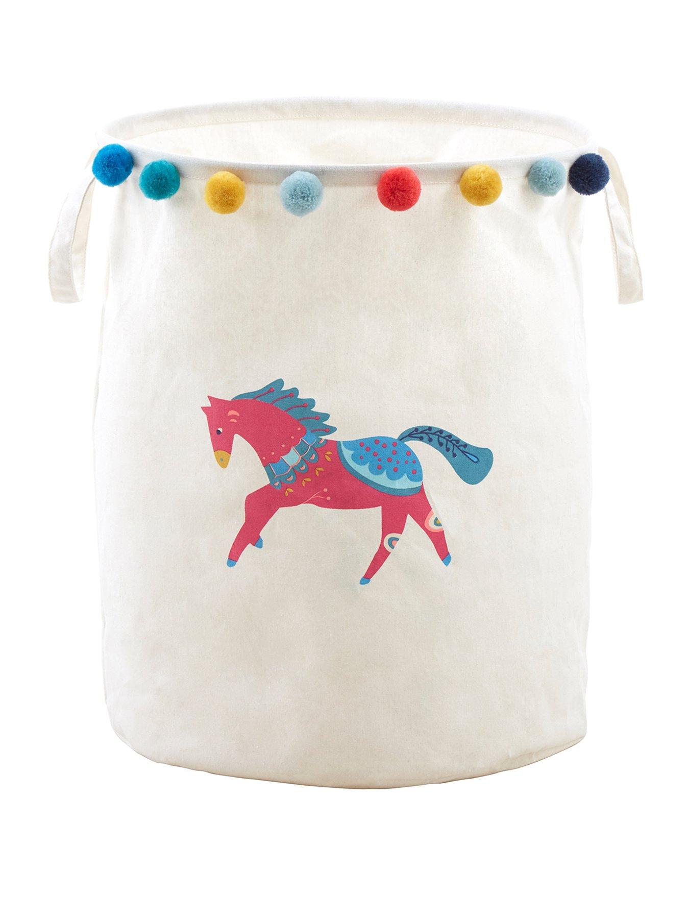 Image 1 of 2 of Interiors By Premier Mimo Eclectic Horse Laundry Bag