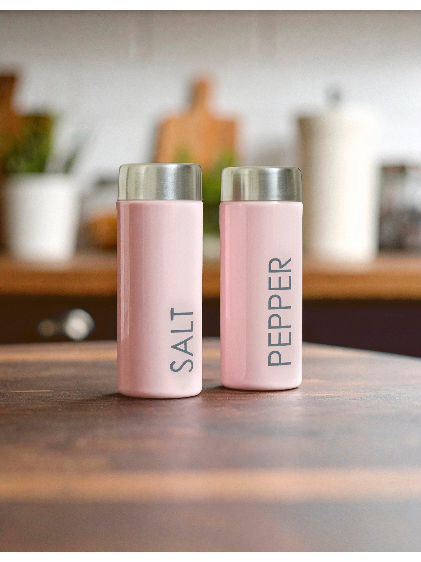 undefined Liberty Light Pink Enamel Salt And Pepper Set
