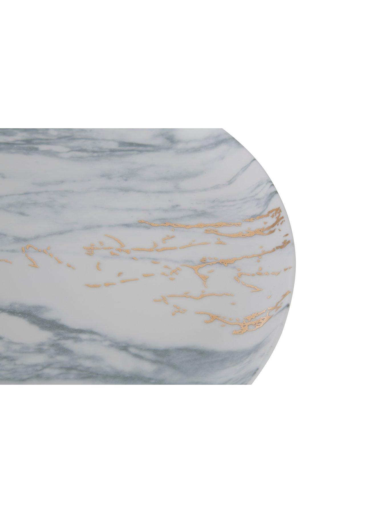 Image 3 of 3 of Interiors By Premier Marble Luxe Dinner Plate