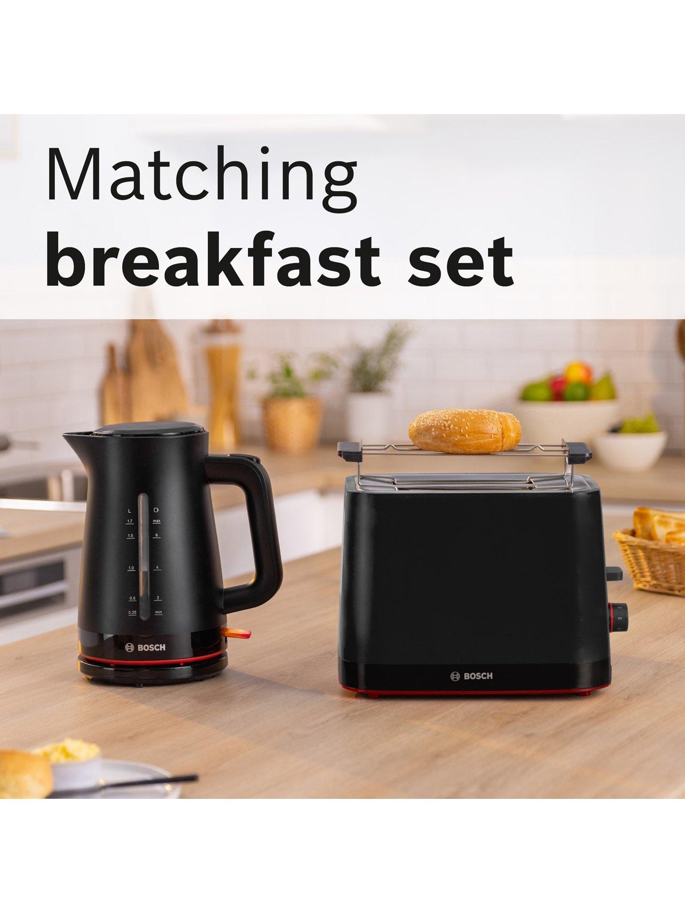 Image 2 of 8 of Bosch Bosch MyMoment TAT3M123GB Infuse 2 Slot Toaster - Black