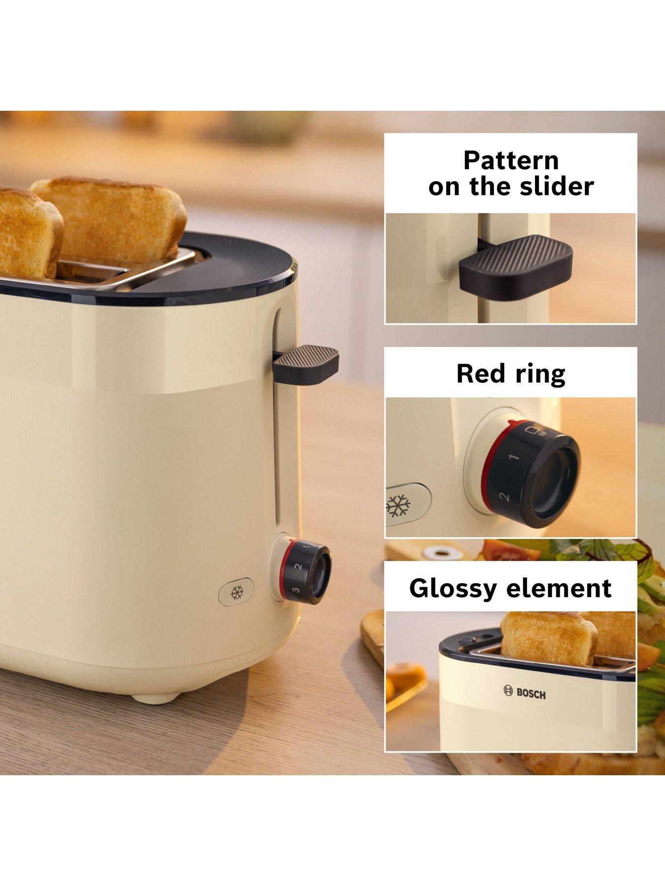  image of bosch-mymoment-tat2m127gb-delight-2-slot-toaster-cream