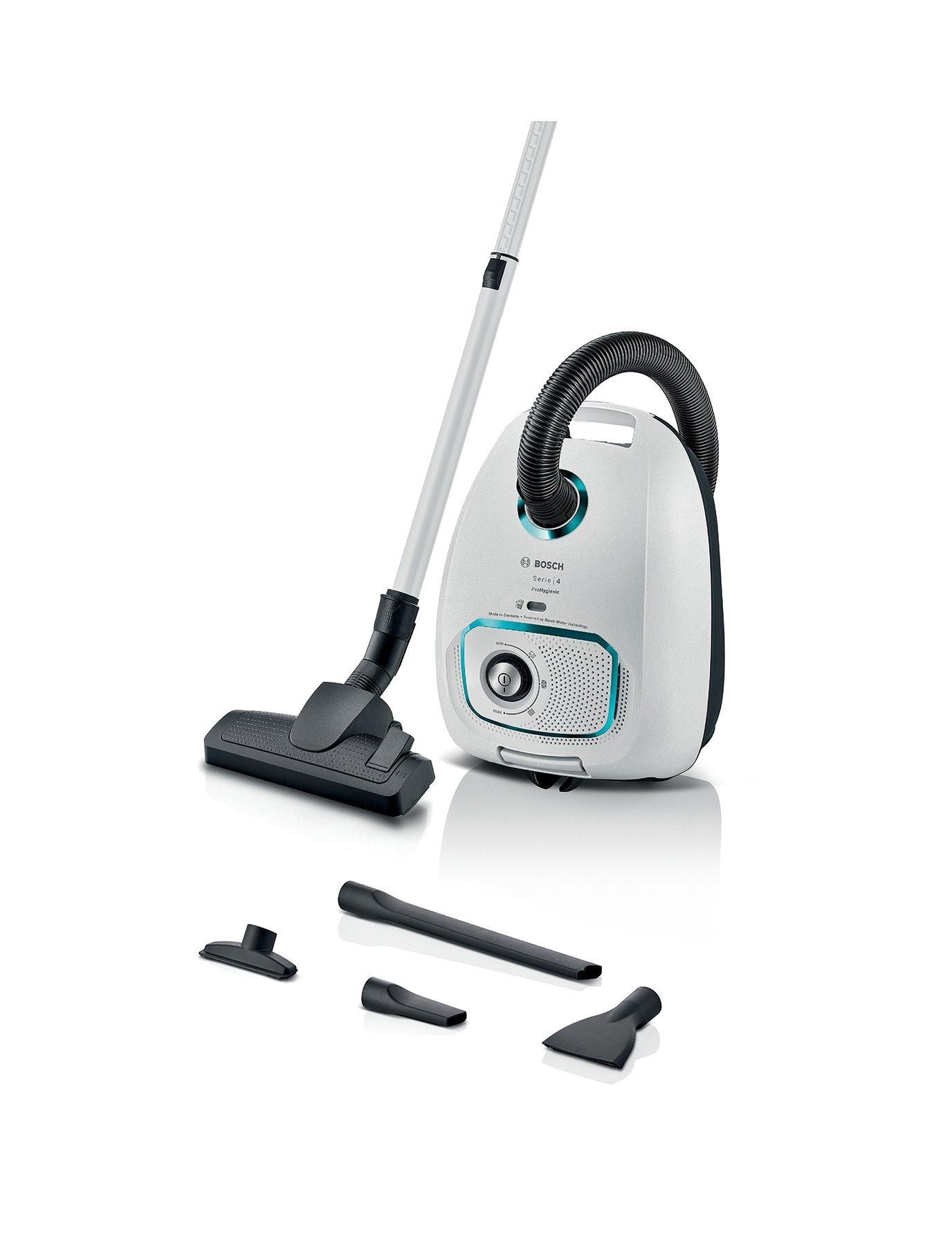 Bosch Series 4 BGB41HYGGB ProHygienic Bagged Cylinder Vacuum Cleaner - White