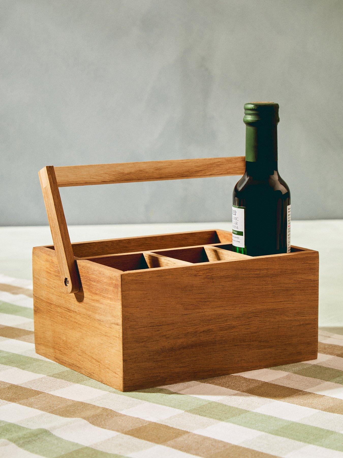 undefined Socorro Acacia Cutlery Caddy